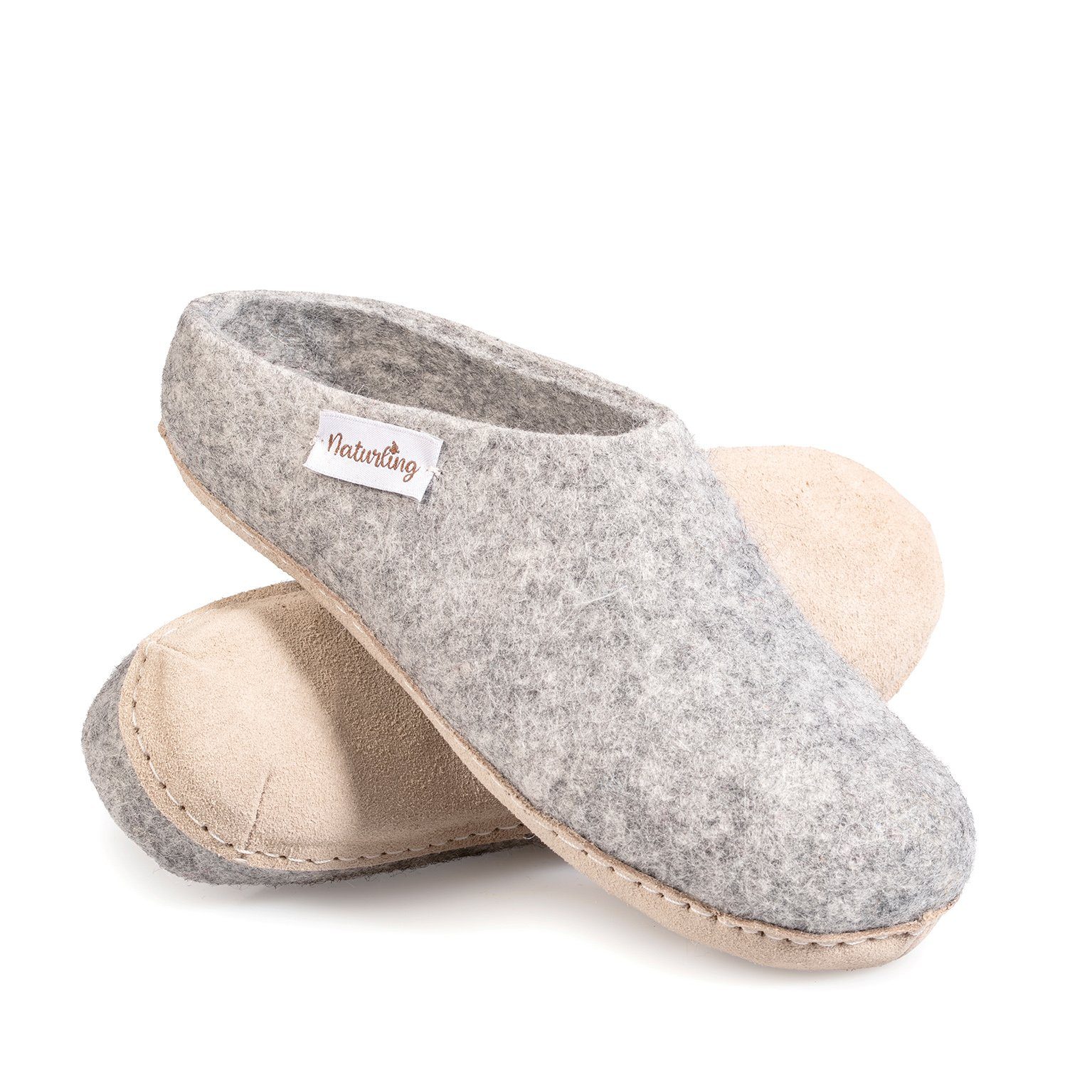 Filz Damen Pantoffel Hausschuh