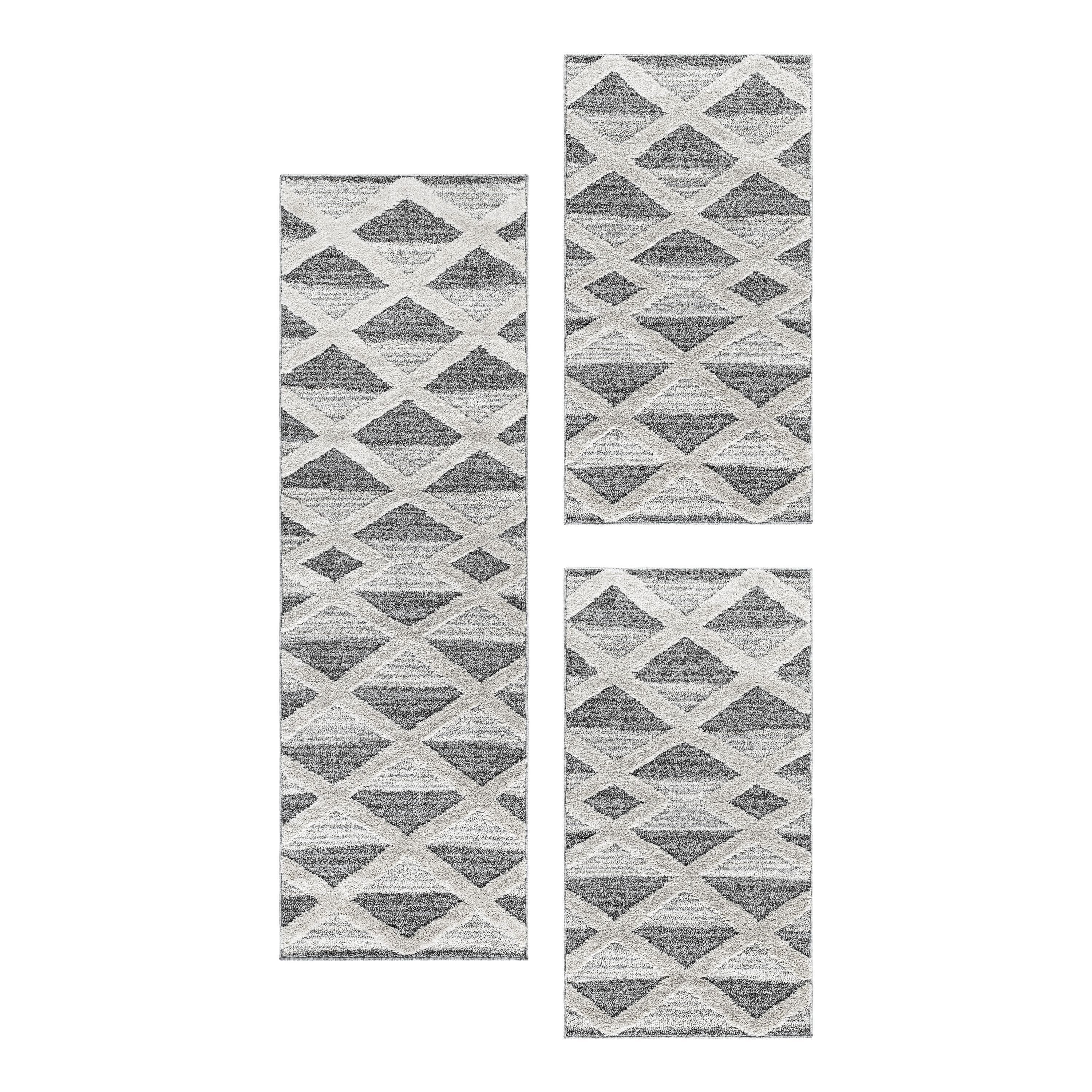 Carpettex Hochflor-Bettumrandung Geometrisch Design, Höhe 20 günstig online kaufen