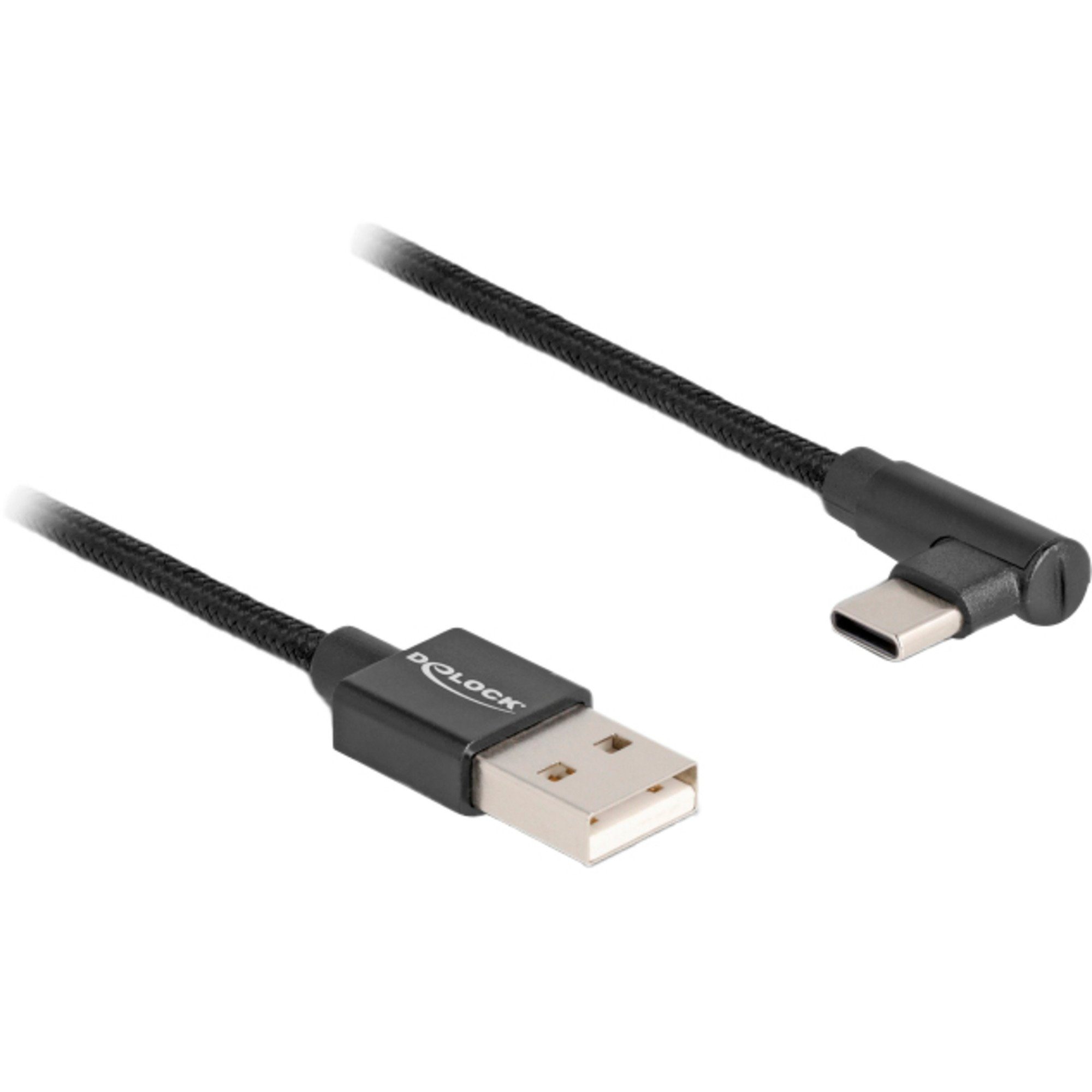 DeLOCK USB 2.0 Kabel, USB-A Stecker > USB-C Computer-Kabel
