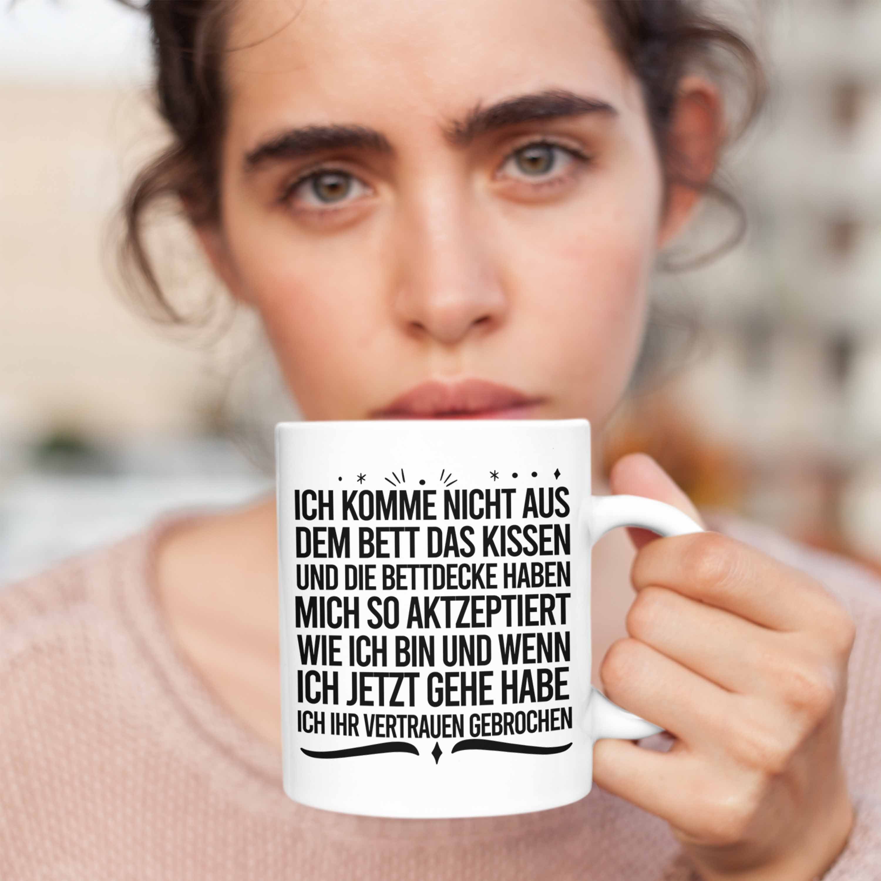 Tasse Weiss Mädchen Geschenkidee Tasse Trendation für Trendation - Lustige Jungs