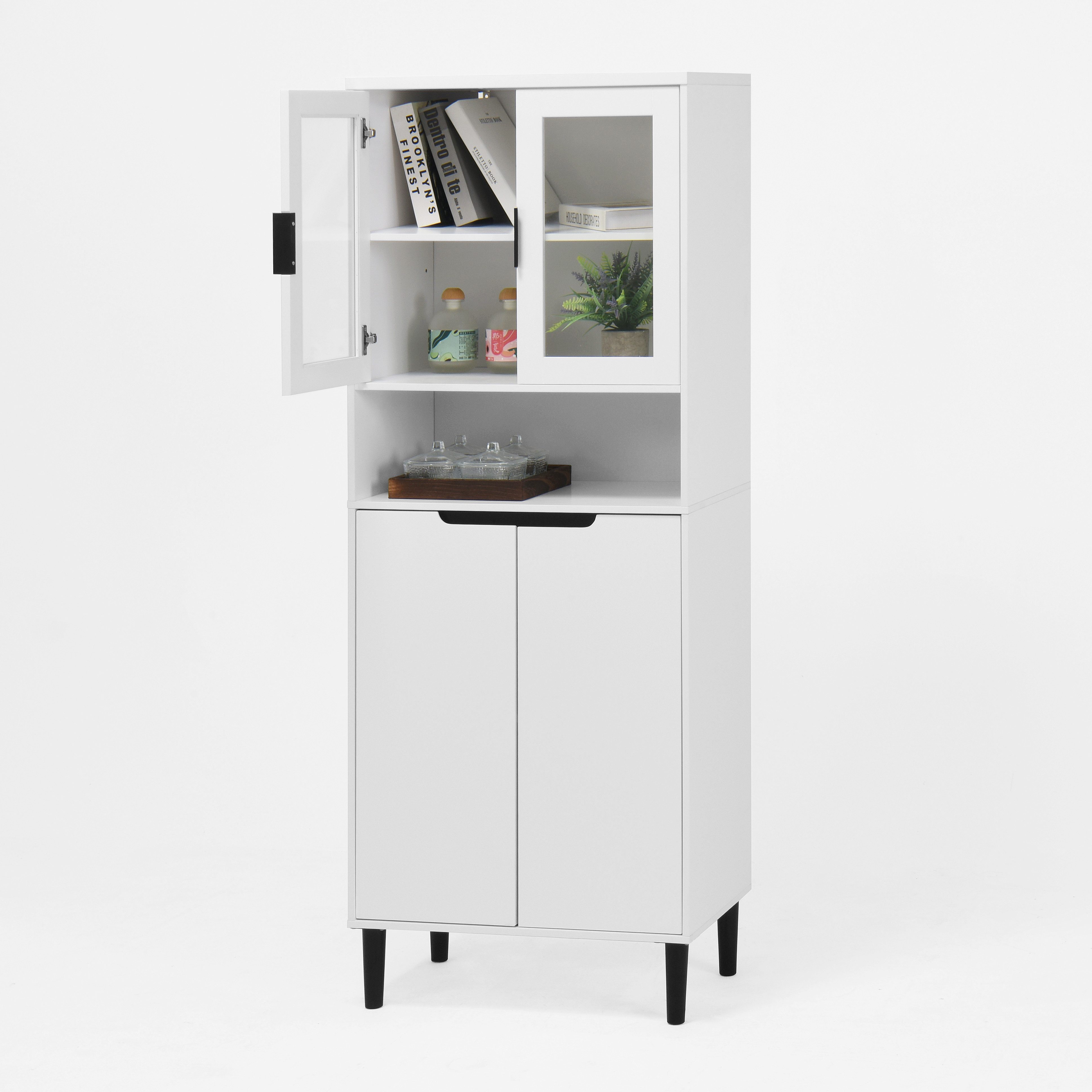 OKWISH Bücherregal für Wohnzimmer, Bad & günstig online kaufen