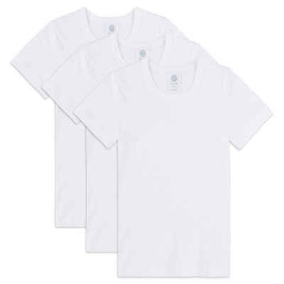 Sanetta Unterhemd Kinder Unterhemd 3er Pack - T-Shirt, Kurzarm