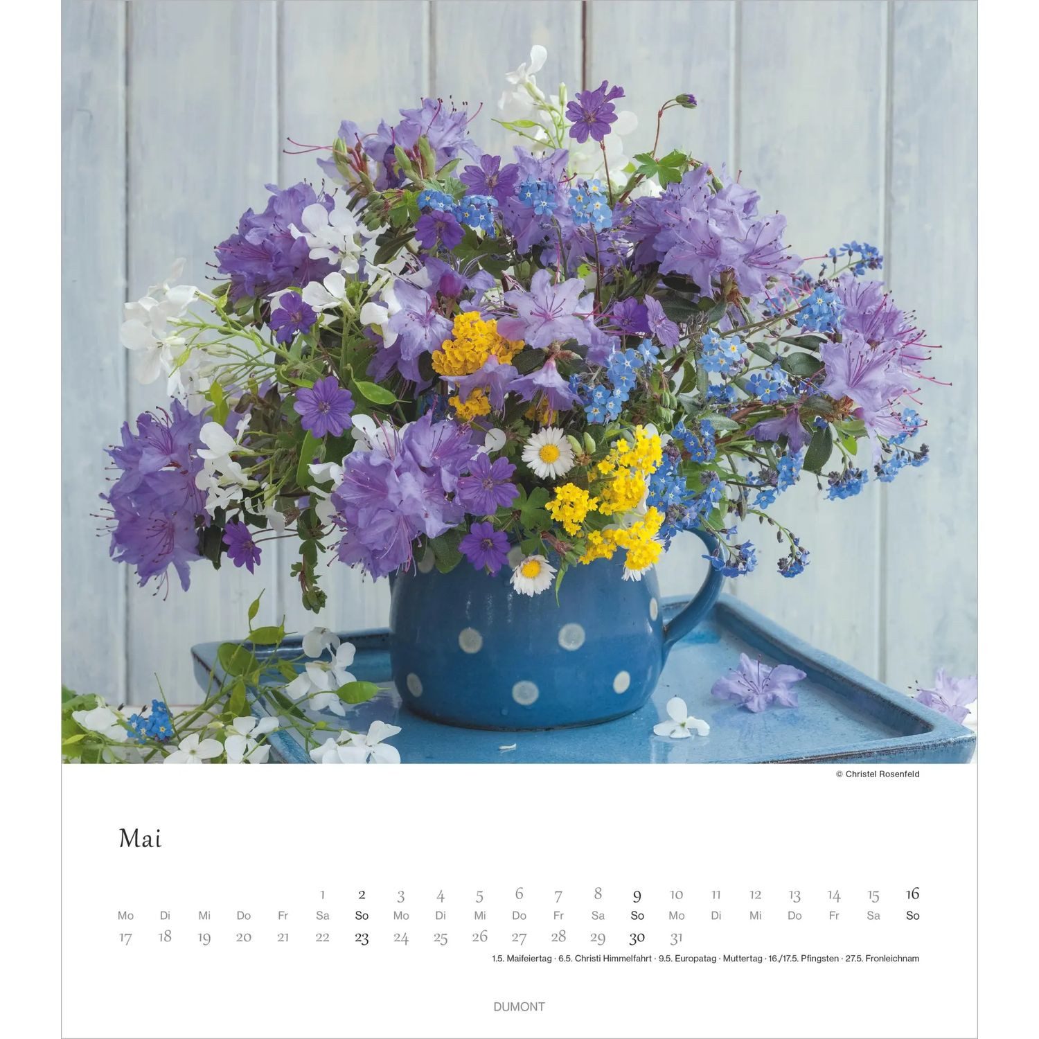 NEUMANN Wandkalender Blumenliebe 2027
