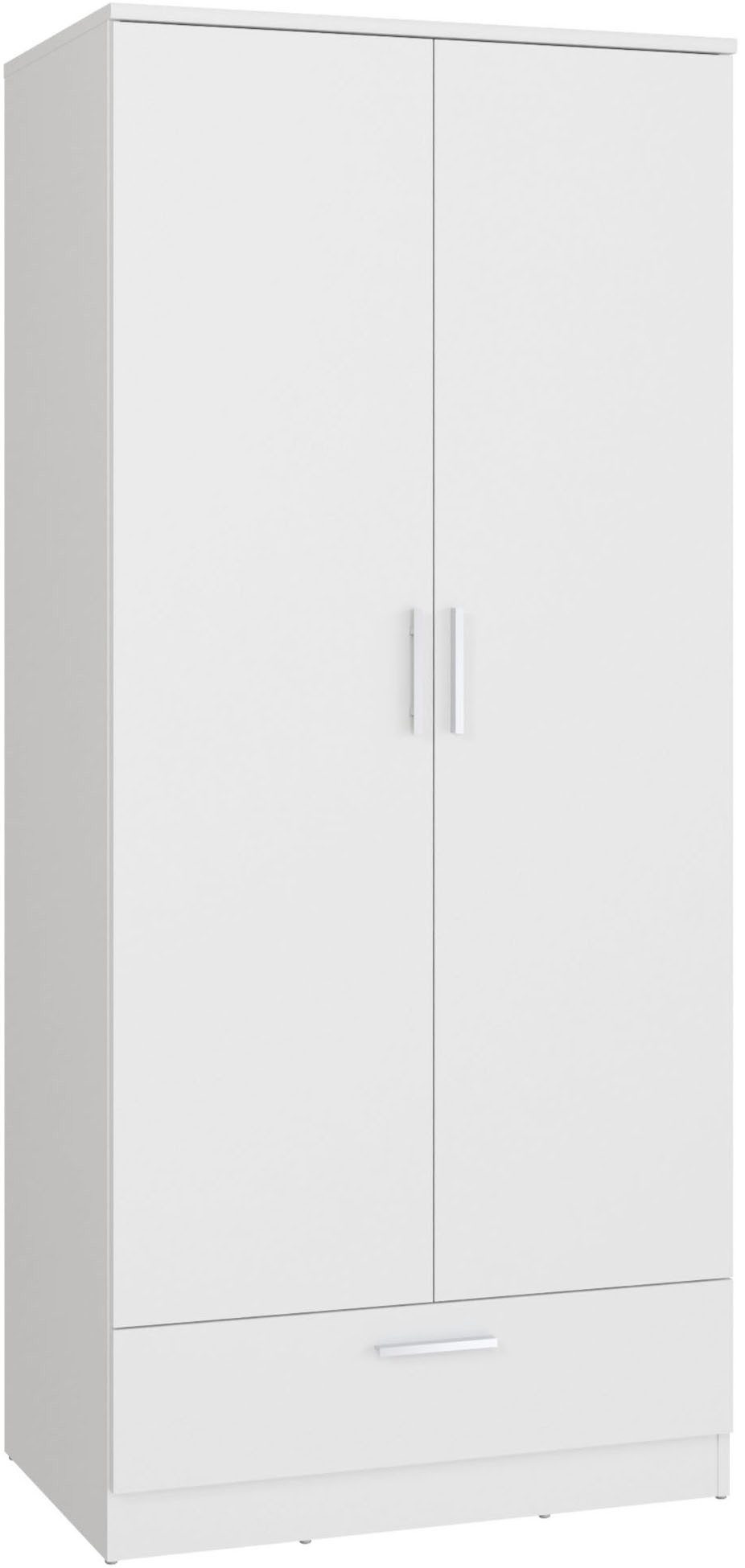 FORTE Kleiderschrank Drehtürenschrank, Schublade, viel Stauraum B/H/T 79,9/181/52,7, Schublade, Stauraum, FSC