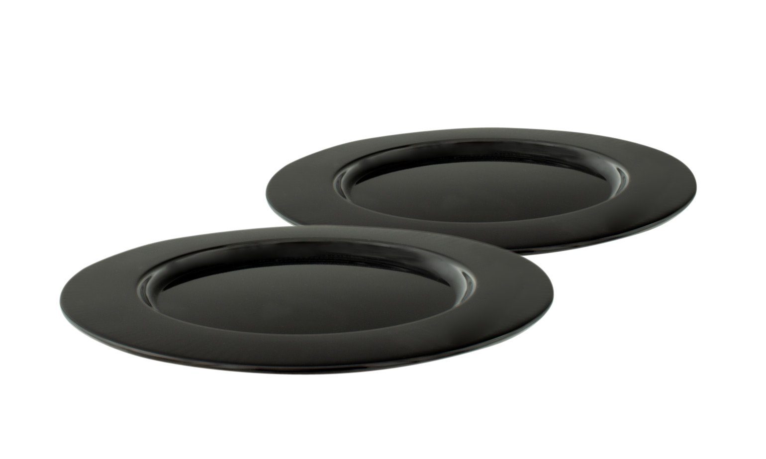 Spetebo Dekoteller Aluminium Teller 2er Set günstig online kaufen