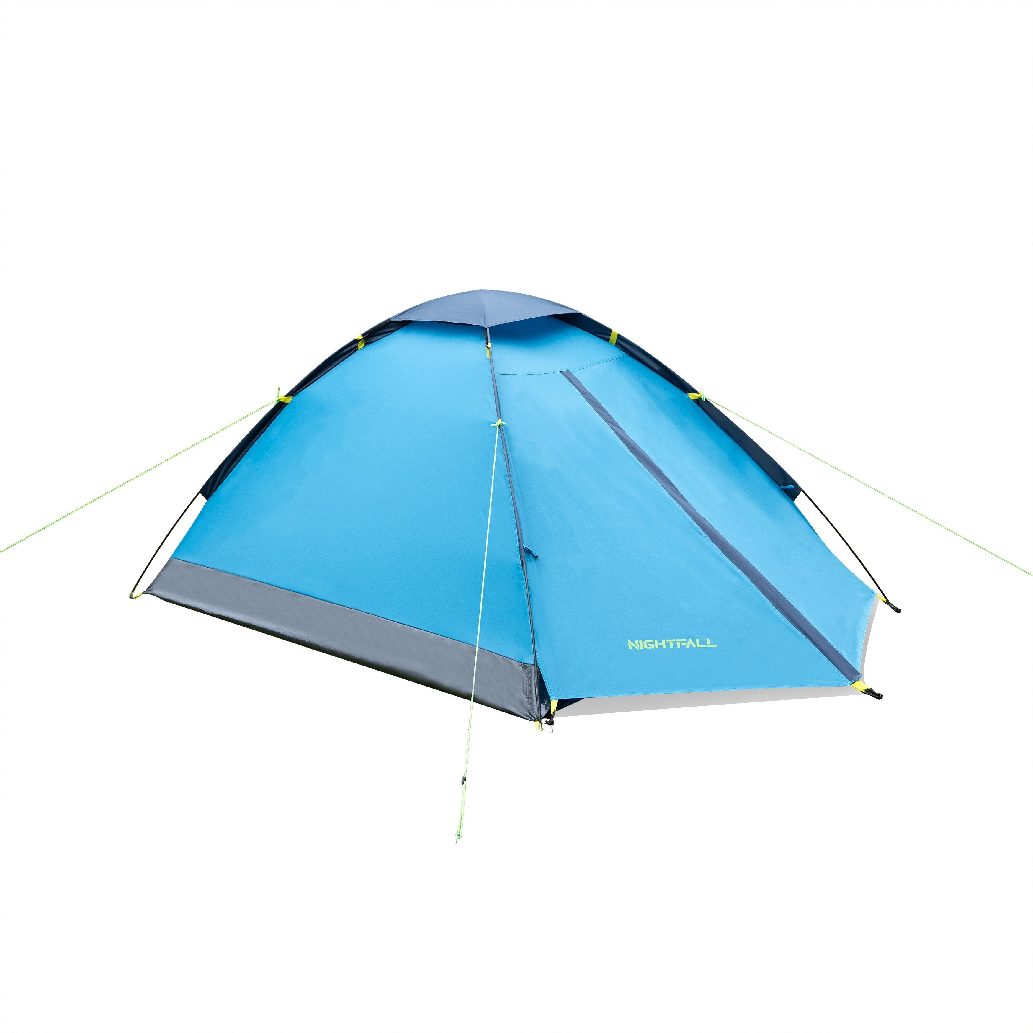 Kuppelzelt 2-Personen Campingzelt mit Moskitonetz Zelt für Wanderungen