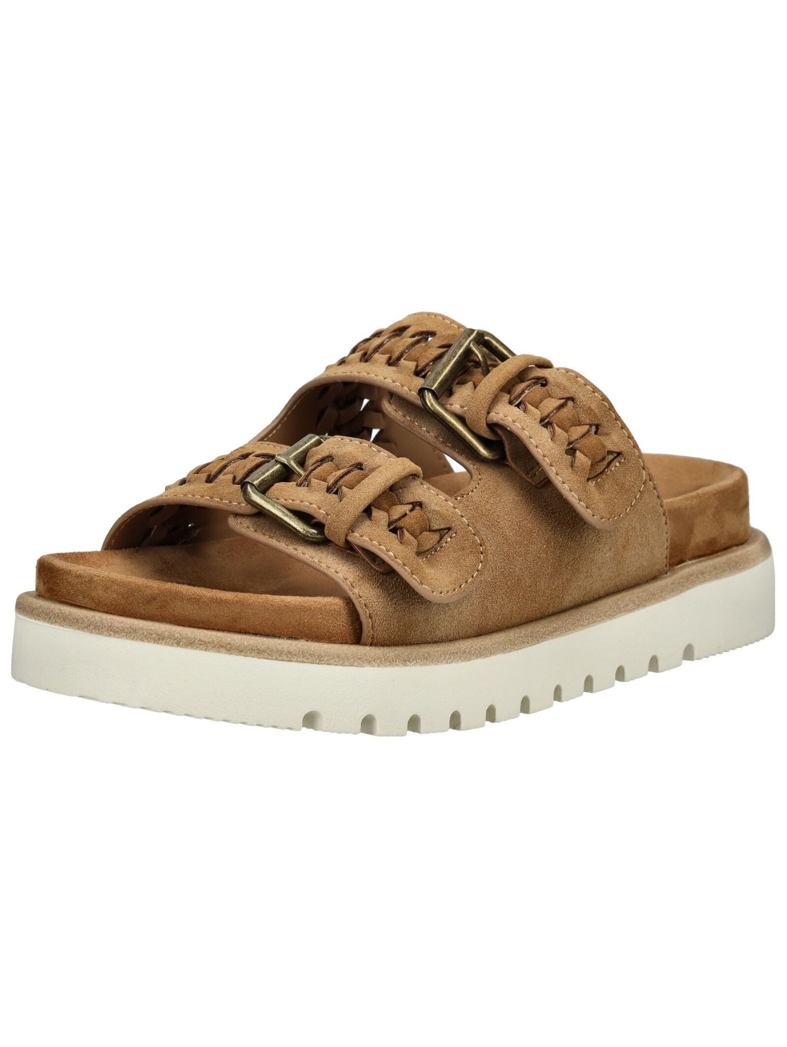 Mustang Shoes Mustang Shoes Pantoletten Lederimitat/Textil Pantolette günstig online kaufen