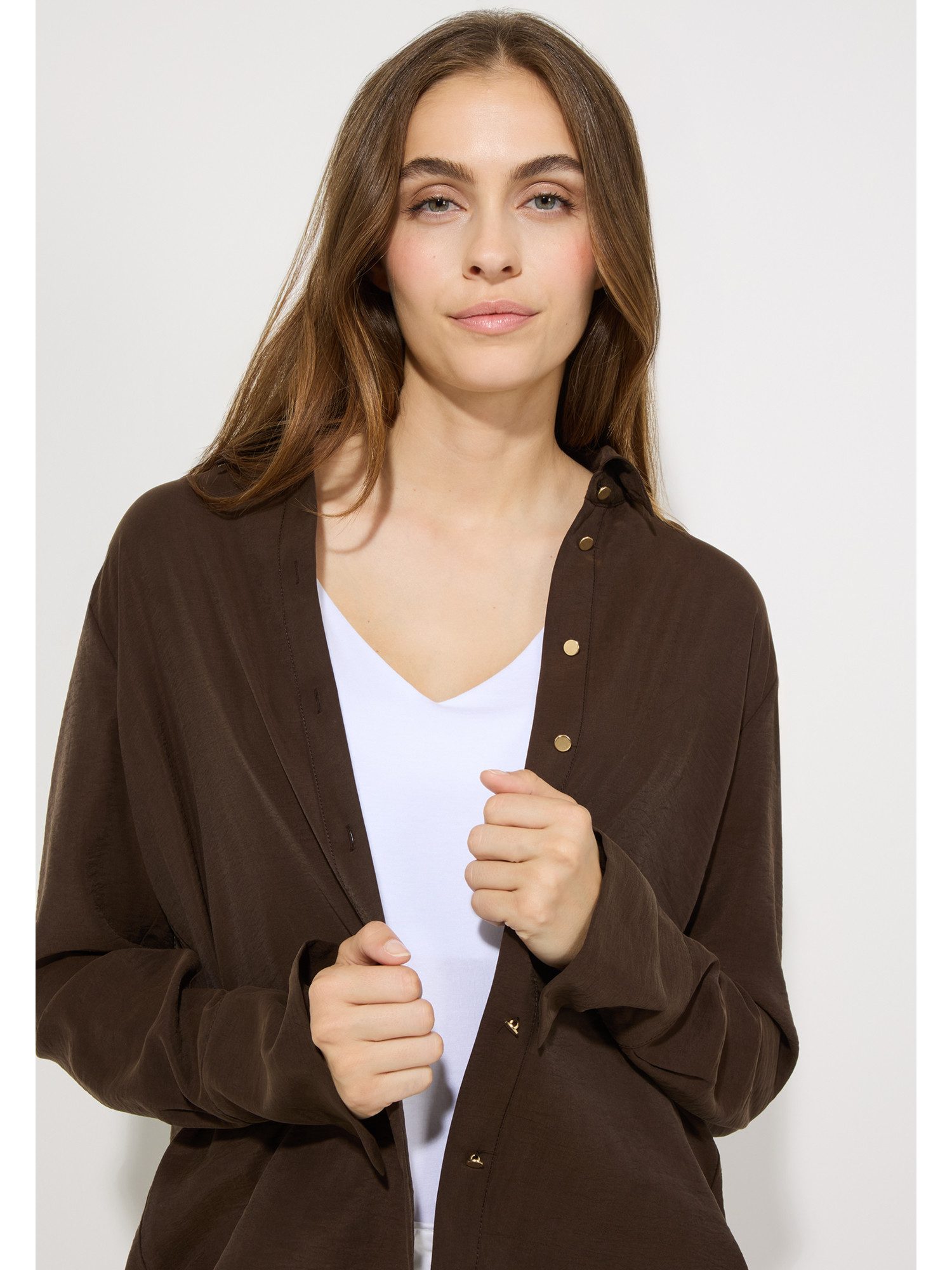 MORE&MORE Langarmbluse Hemdbluse