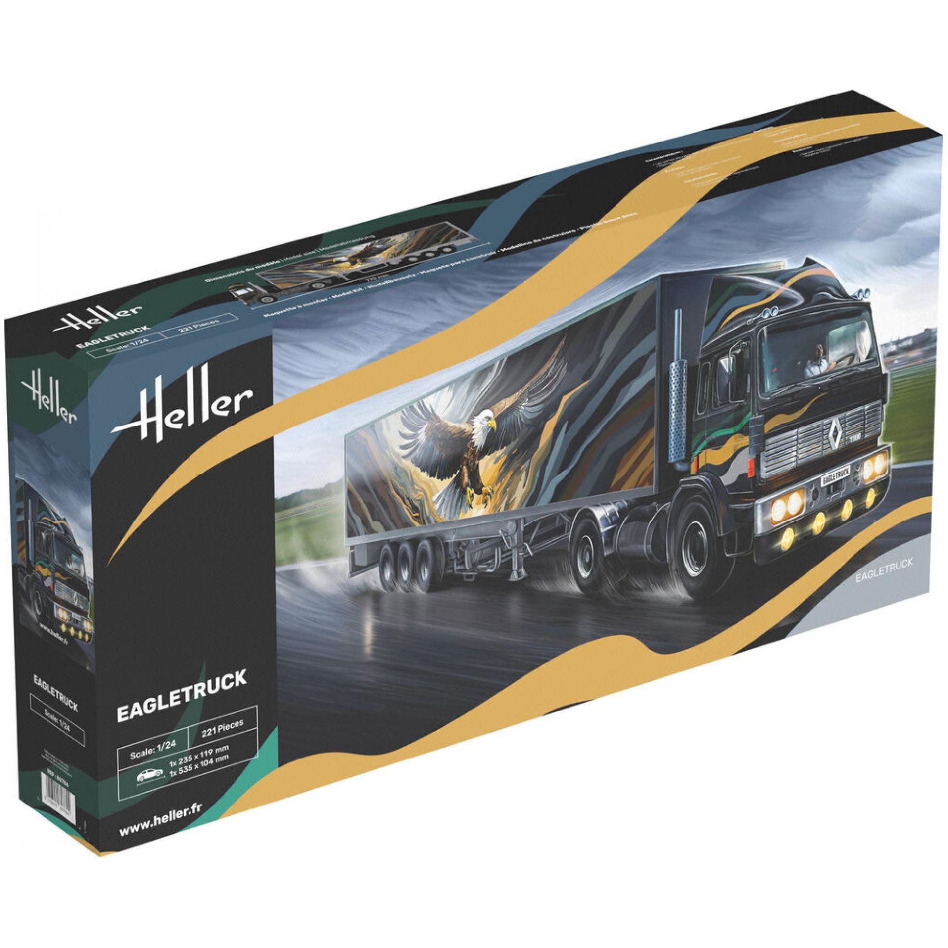 Heller Modellbausatz Eagletruck / 1:24, Maßstab 1:24