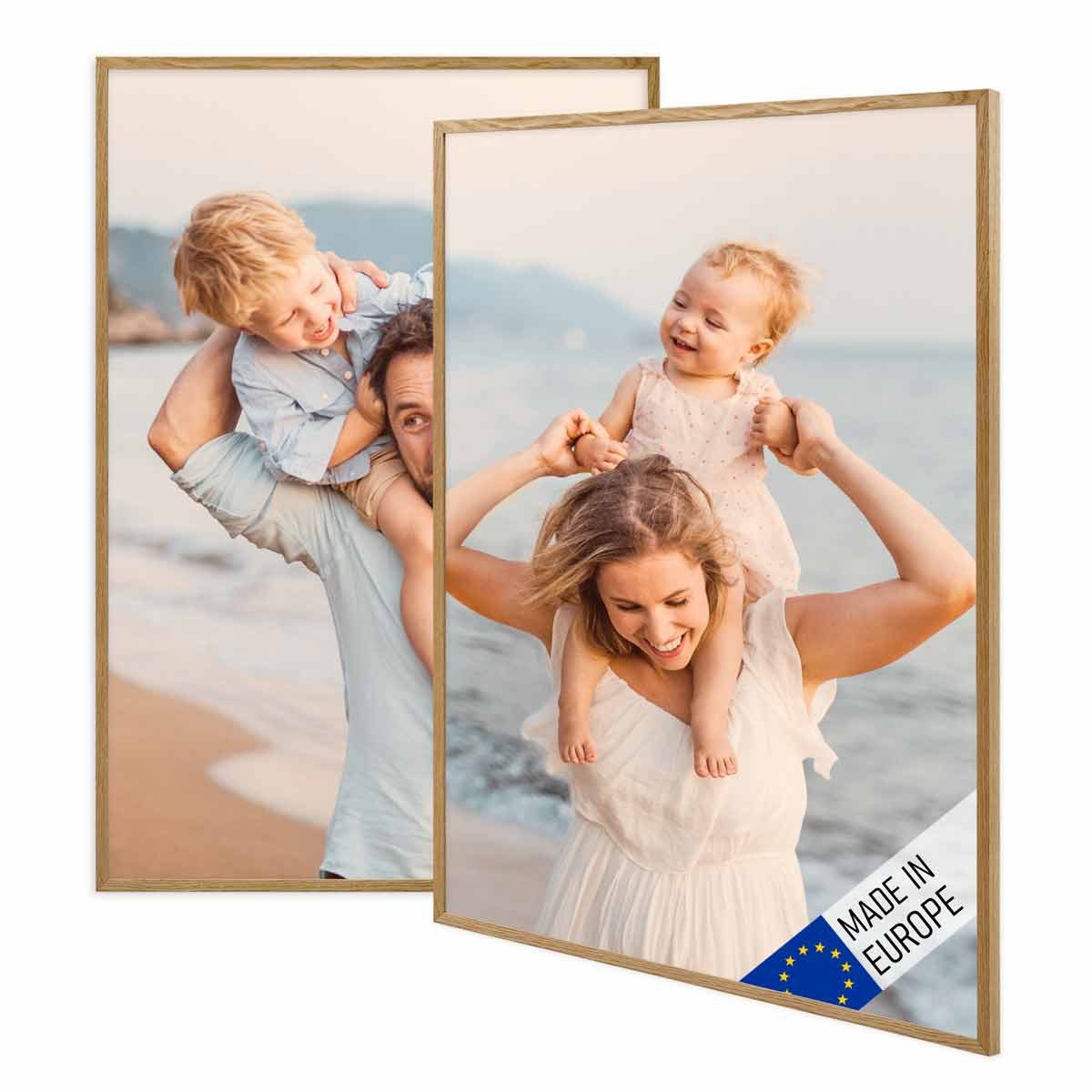 PHOTOLINI Bilderrahmen 2er Set Massivholz-Rahmen Modern günstig online kaufen