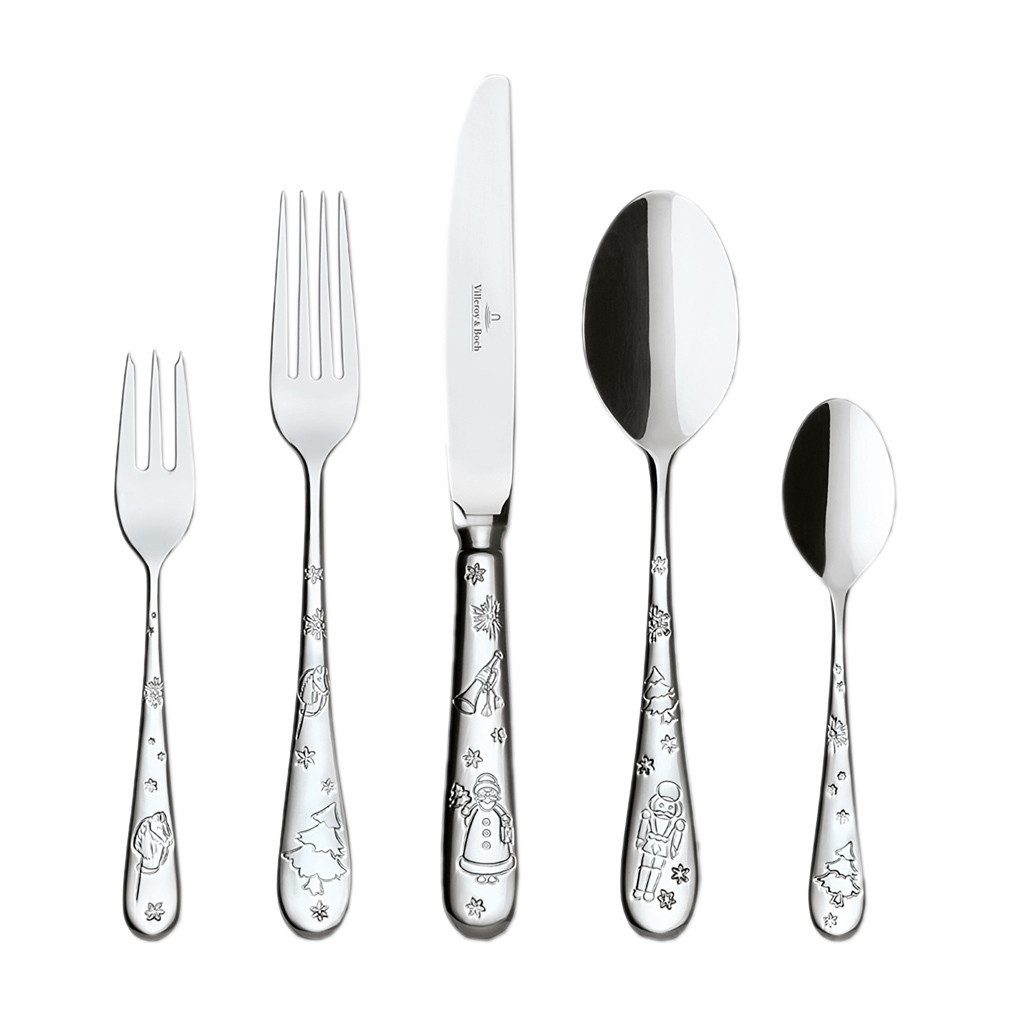 Villeroy & Boch Besteck-Set Toy's Delight Tafelbesteck für 6 Personen (180-tlg), Edelstahl, Spülmaschinenfest