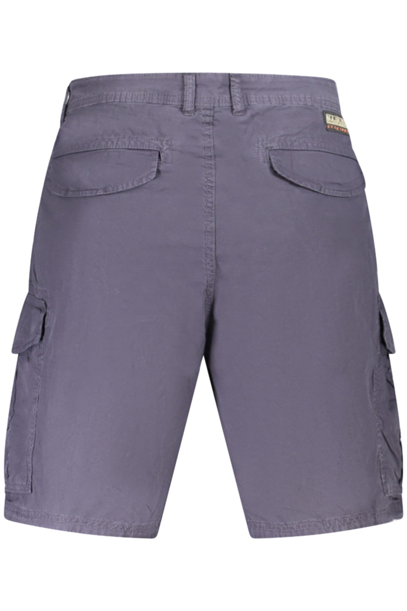 Napapijri 5-Pocket-Hose Herren Bermuda-Shorts Blau mit Taschen & Stickerei