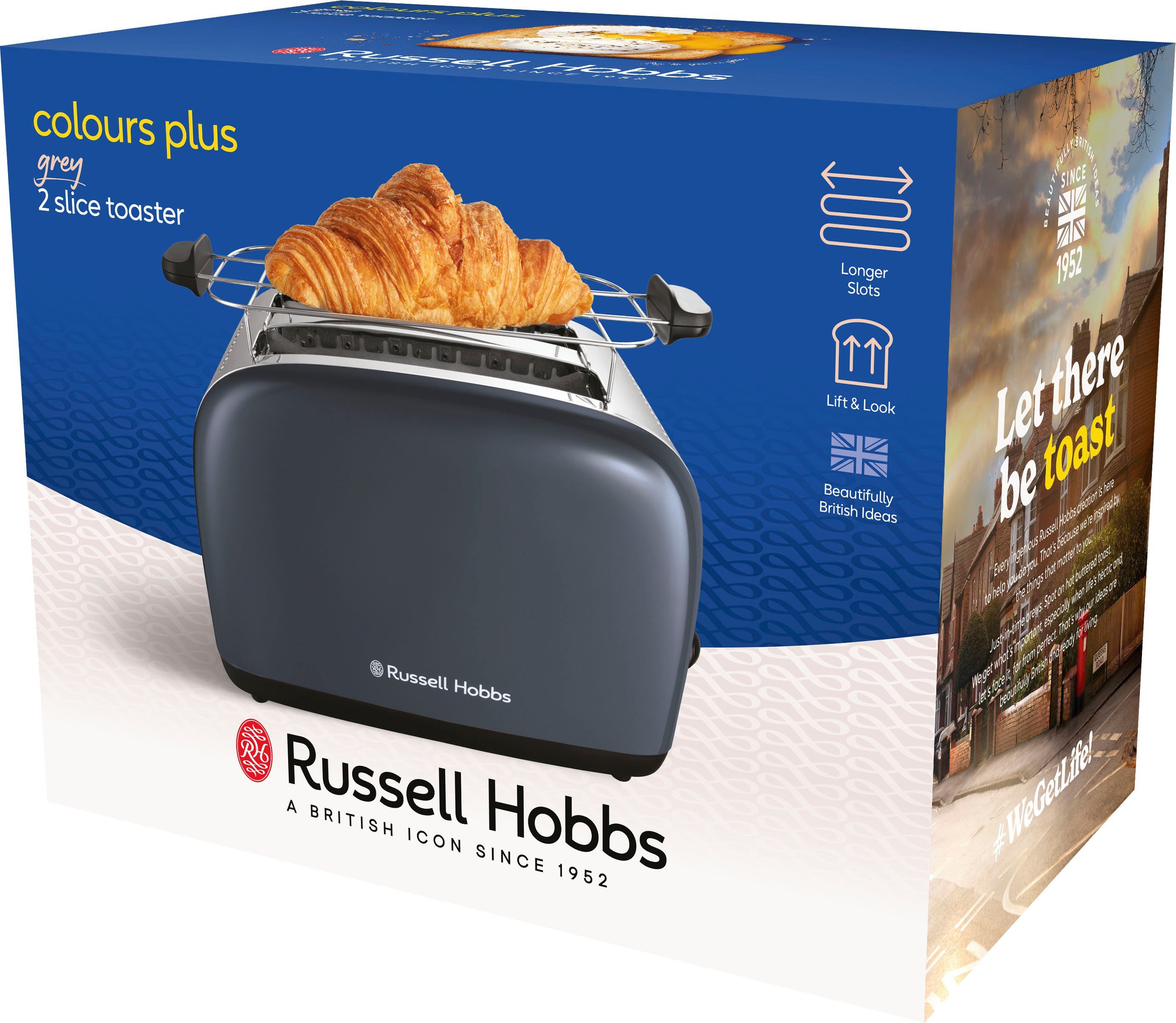 2 RUSSELL Toaster Schlitze, lange 1600 Scheiben, HOBBS für Plus W 26552-56, Colours 2