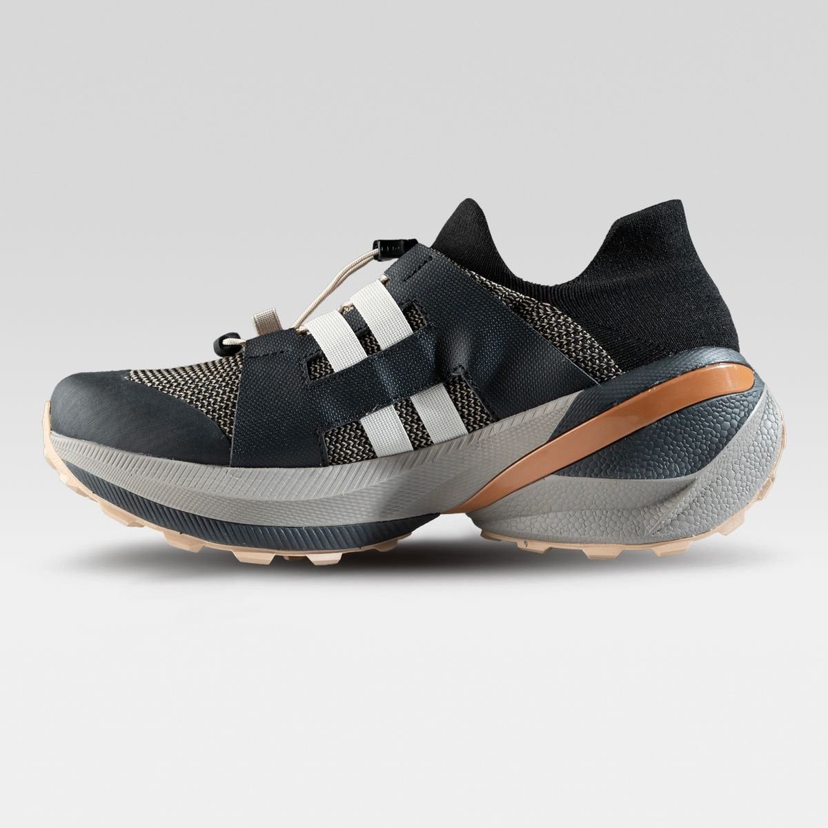 UYN Wanderschuhe Pathway Mid (leicht, stabil, wasserfest) braun Herren Sneaker