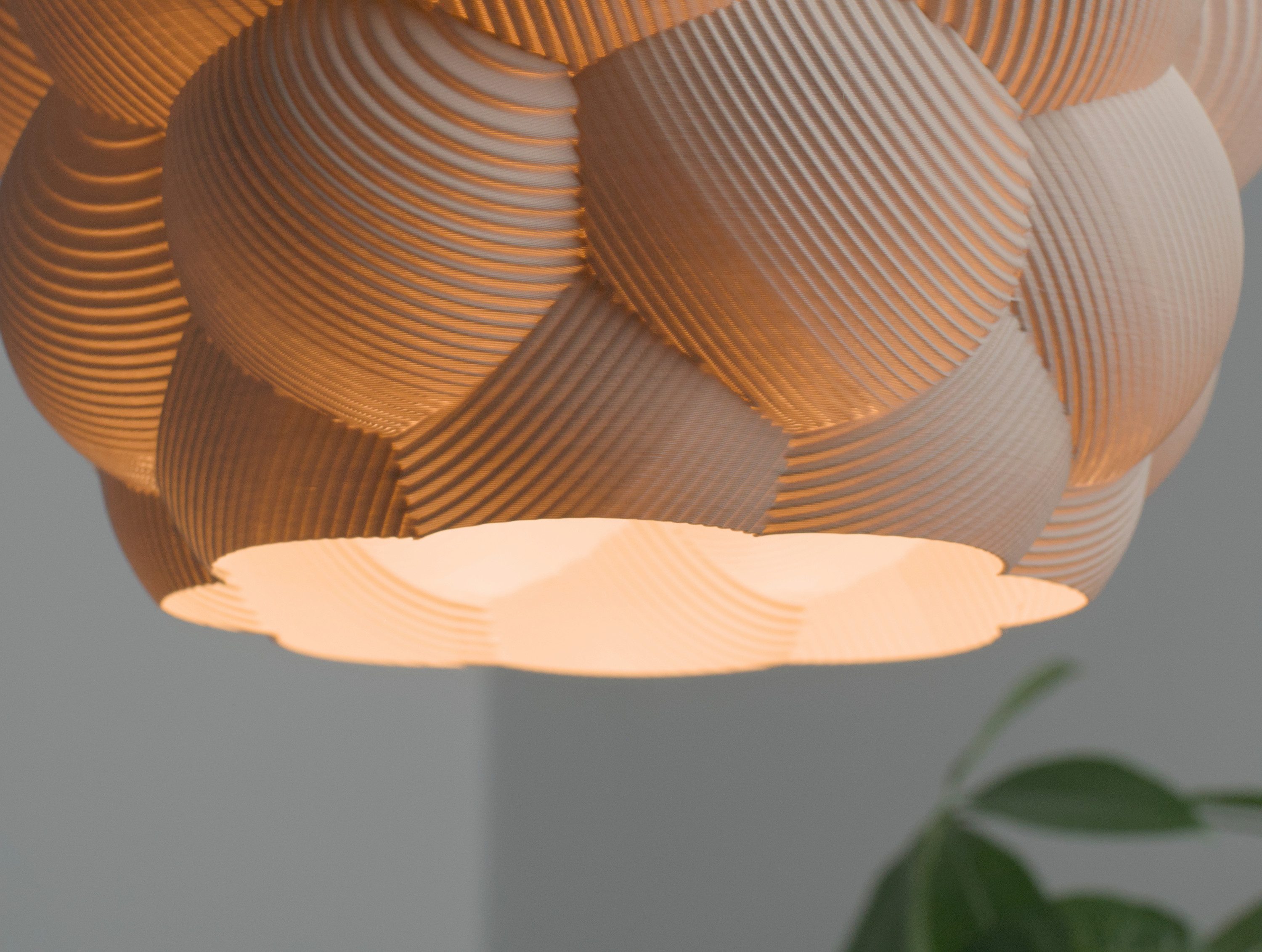 Roomberry LED Pendelleuchte Lampenschirm Bubble Gum – Design-Lampenschirm für E27 Pendelleuchten, ohne Leuchtmittel, geeignet für E27 Pendelleuchten - Hängelampen - Deckenlampen