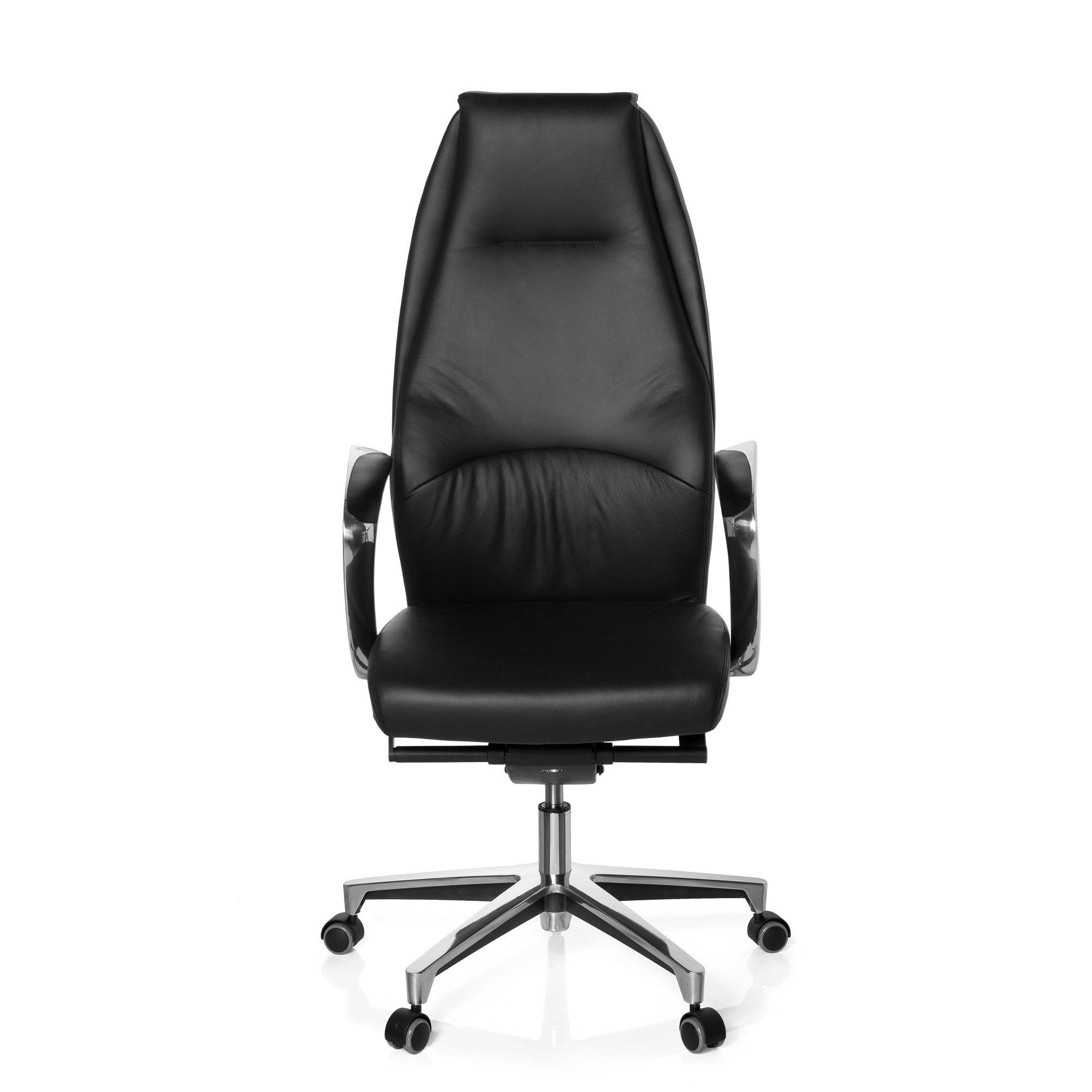 hjh OFFICE Drehstuhl Luxus Chefsessel FREMONDO 20 Leder mit Armlehnen (1 St), Bürostuhl ergonomisch