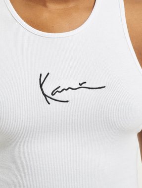 Karl Kani Muskelshirt Karl Kani Damen ESSKKW-TP02WHT Small Signature Rib Top (1-tlg)