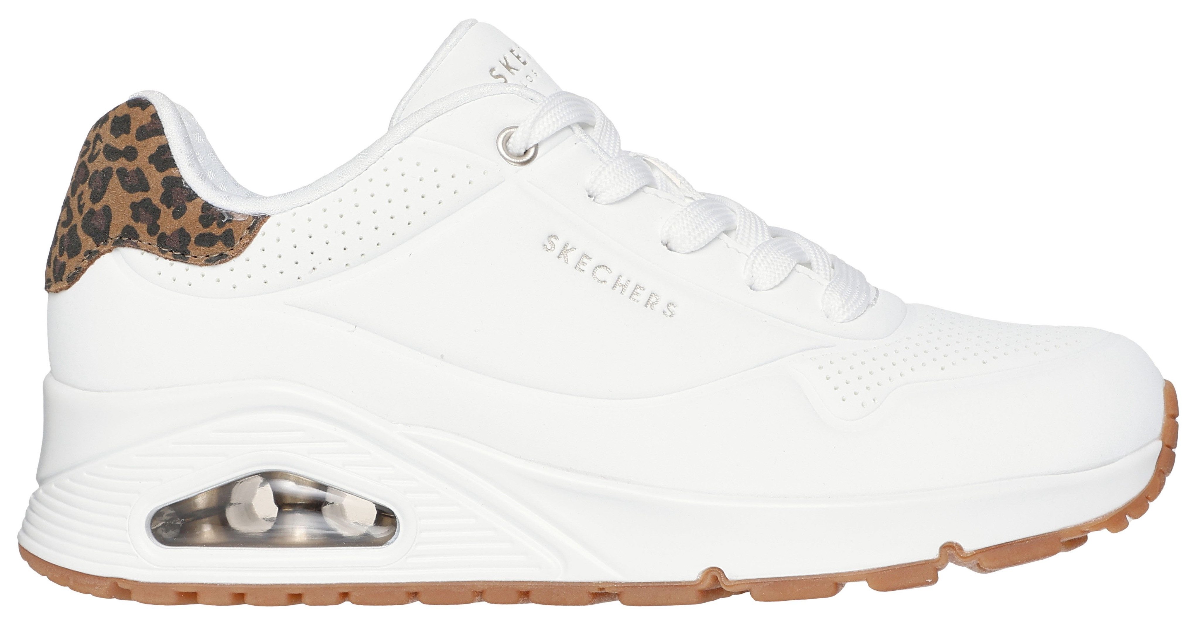 Skechers UNO-JUNGLE NITE Sneaker Schnürschuh, Freizeitschuh mit Wedge-Absatz