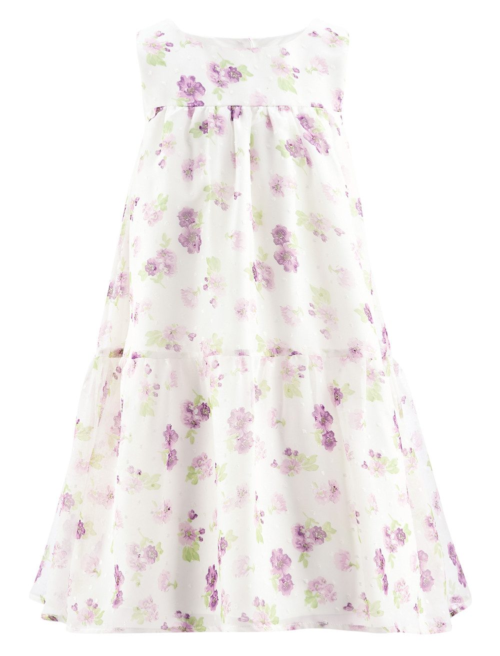 happy girls A-Linien-Kleid Happy girls Sommerkleid Blumen ärmellos purple (kein Set, 1-tlg)
