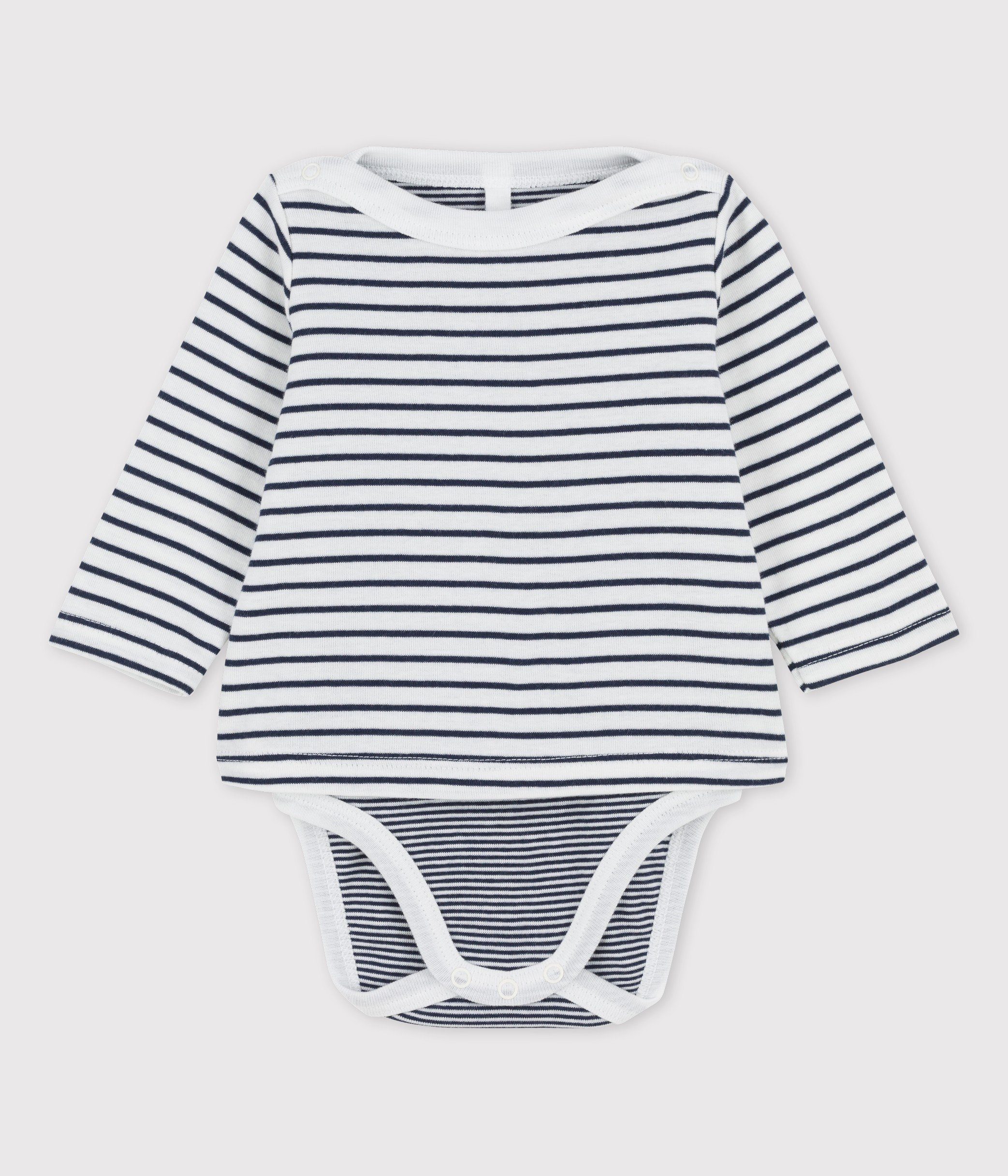 Petit Bateau Langarmbody Petit Bateau Baby Body gestreift
