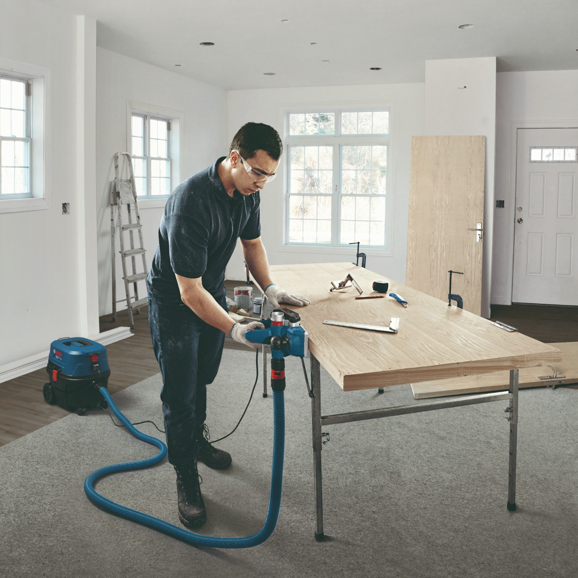 Bosch Professional Elektrohobel GHO 20-82 Professional Hobel 700 Watt 82 x 2 mm (06015A9100) – Bild 5 von 5