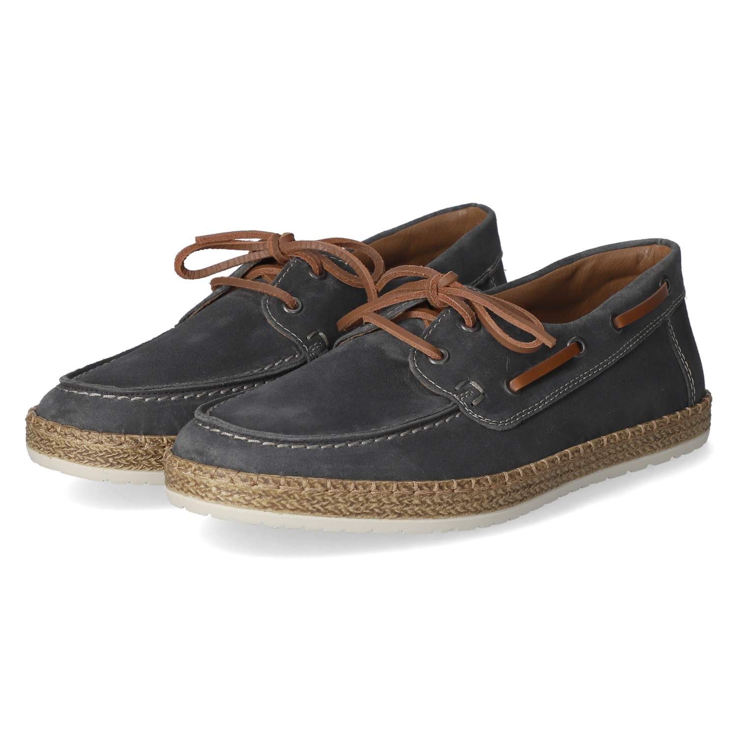 Rieker Rieker B5220-14 Herren Rauleder blue Schnürschuh