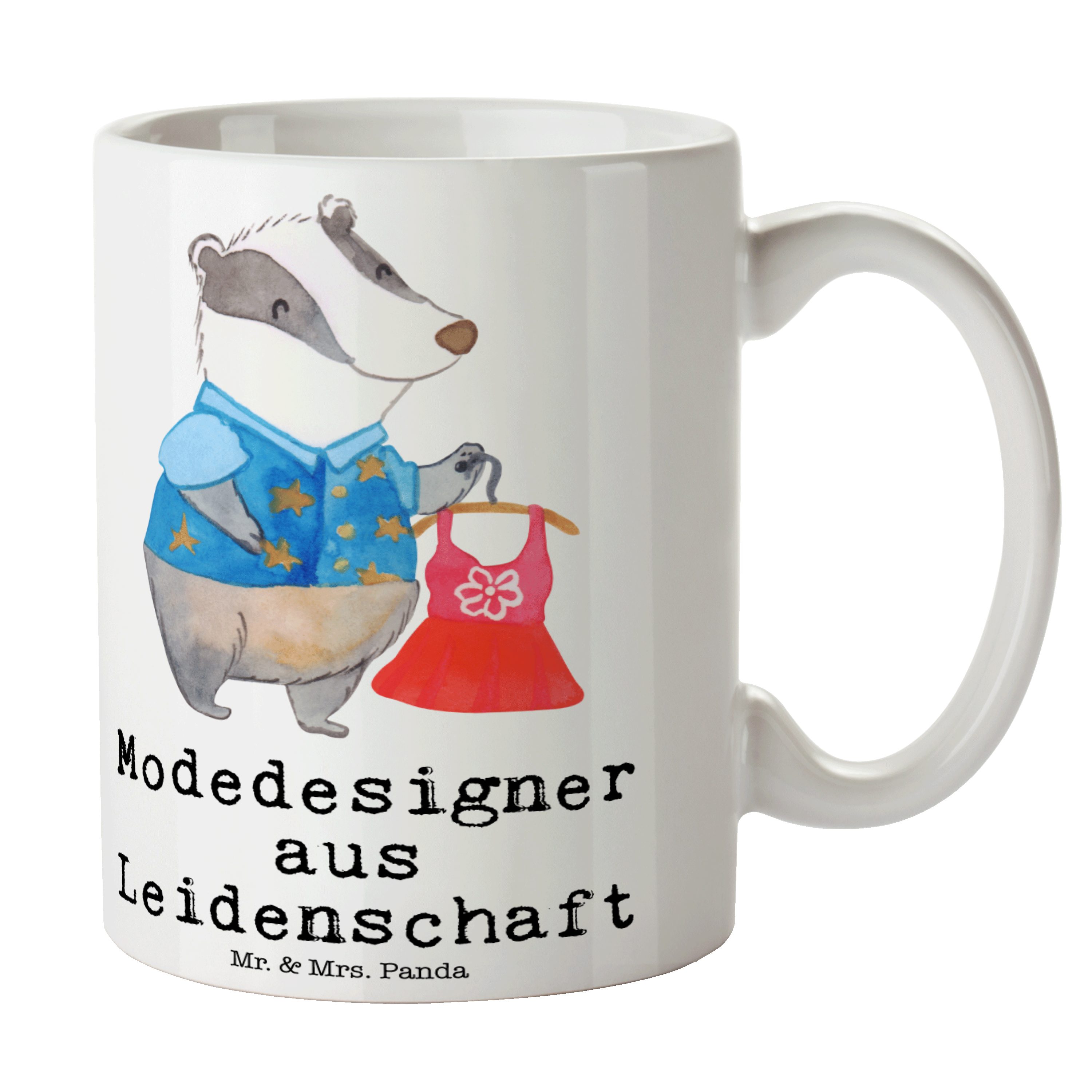 Mr. & Mrs. Panda - - Mod, Keramik Tasse Geschenk, Tasse, Modedesigner aus Jubiläum, Weiß Leidenschaft