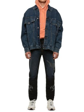 Diesel Jeansjacke Oversize Trucker Jogg Jeans Jacke - D-RAF - Gr. L