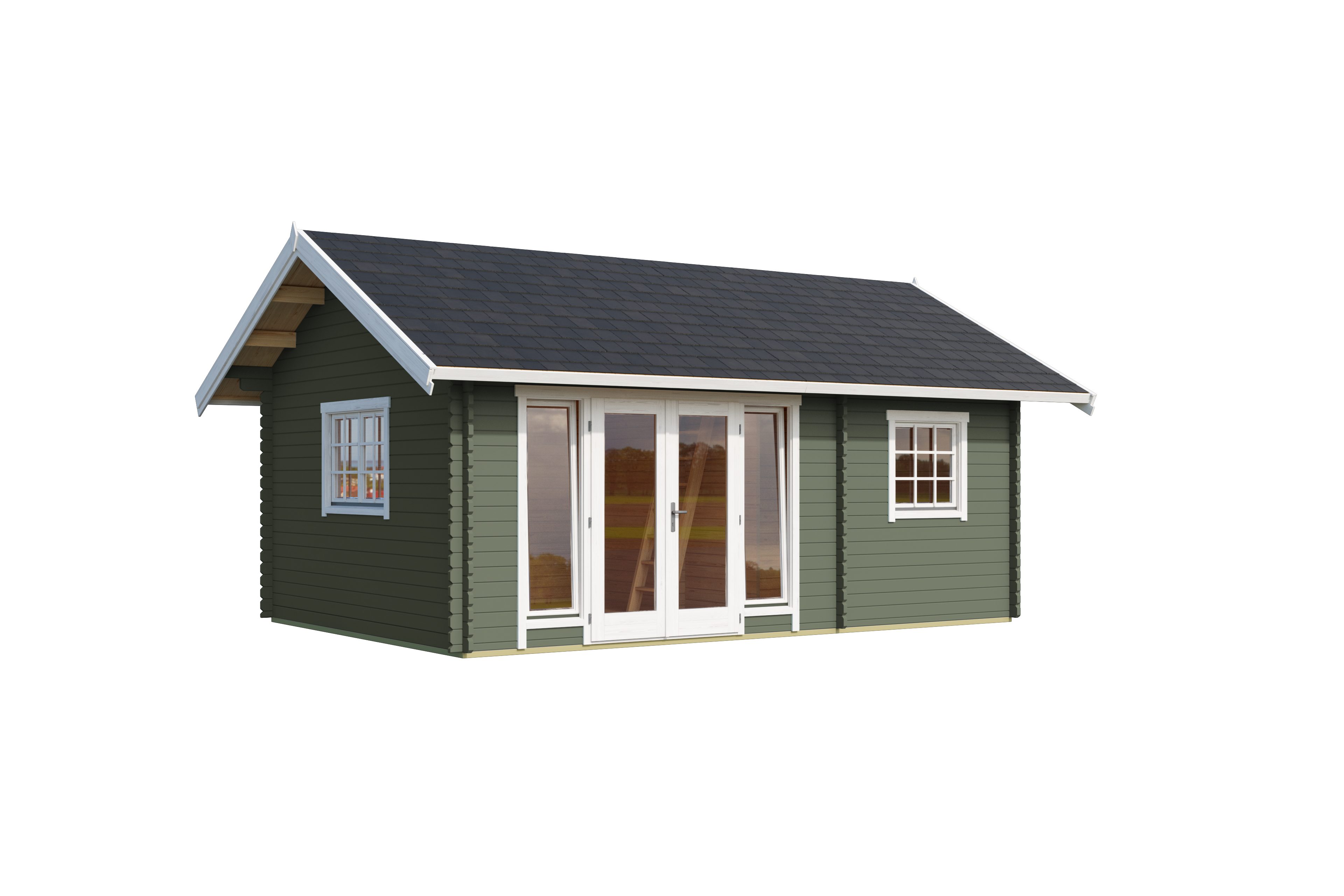 Nordic Holz Gartenhaus CAROLINE 2.1, BxT: 675x489,9 cm
