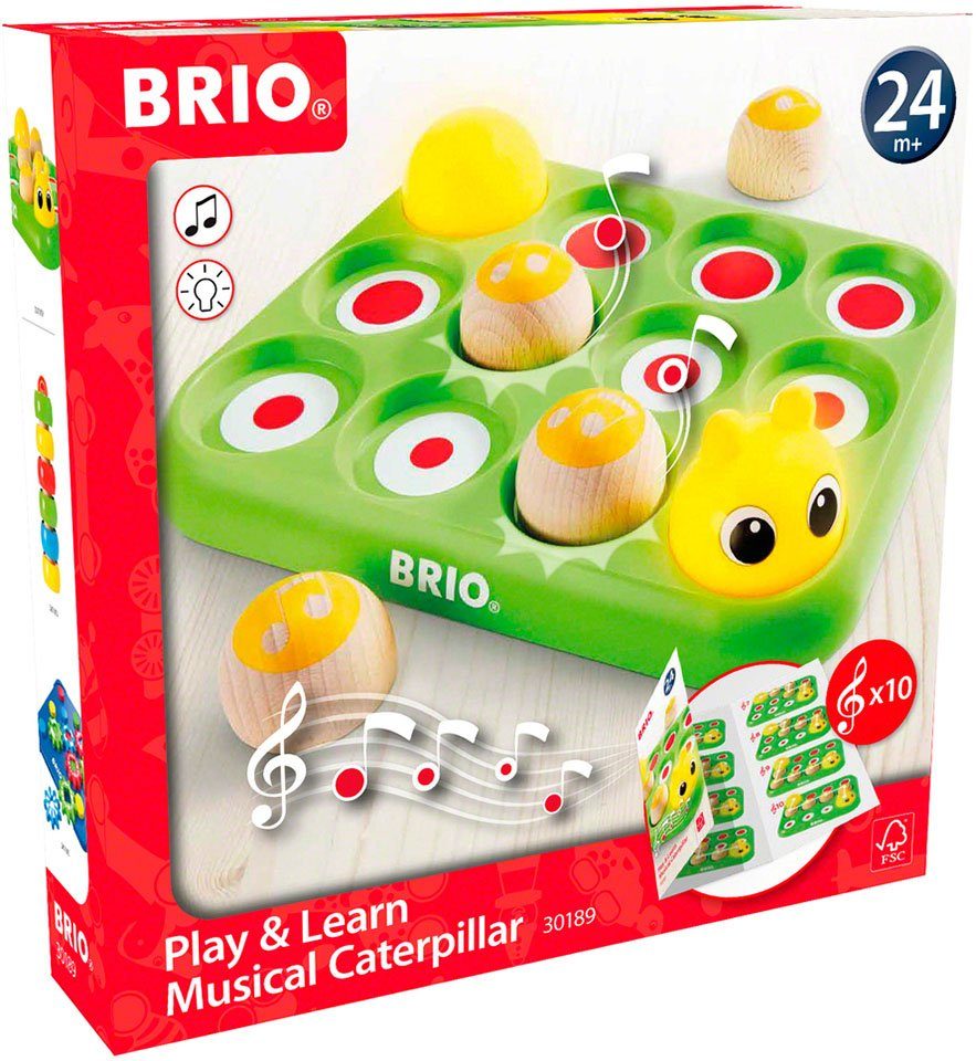 BRIO® Steckspielzeug Musikspiel Raupe