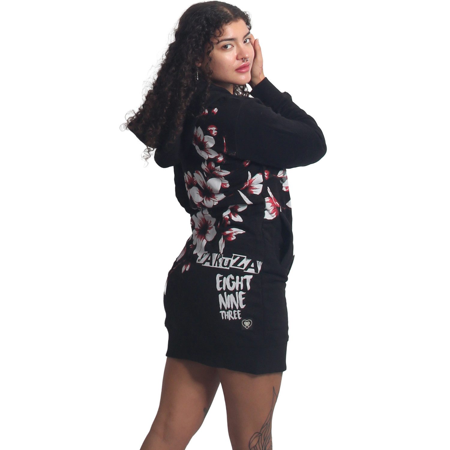 YAKUZA Kapuzensweatjacke Hanami mit lässigen, langen Schnitt günstig online kaufen