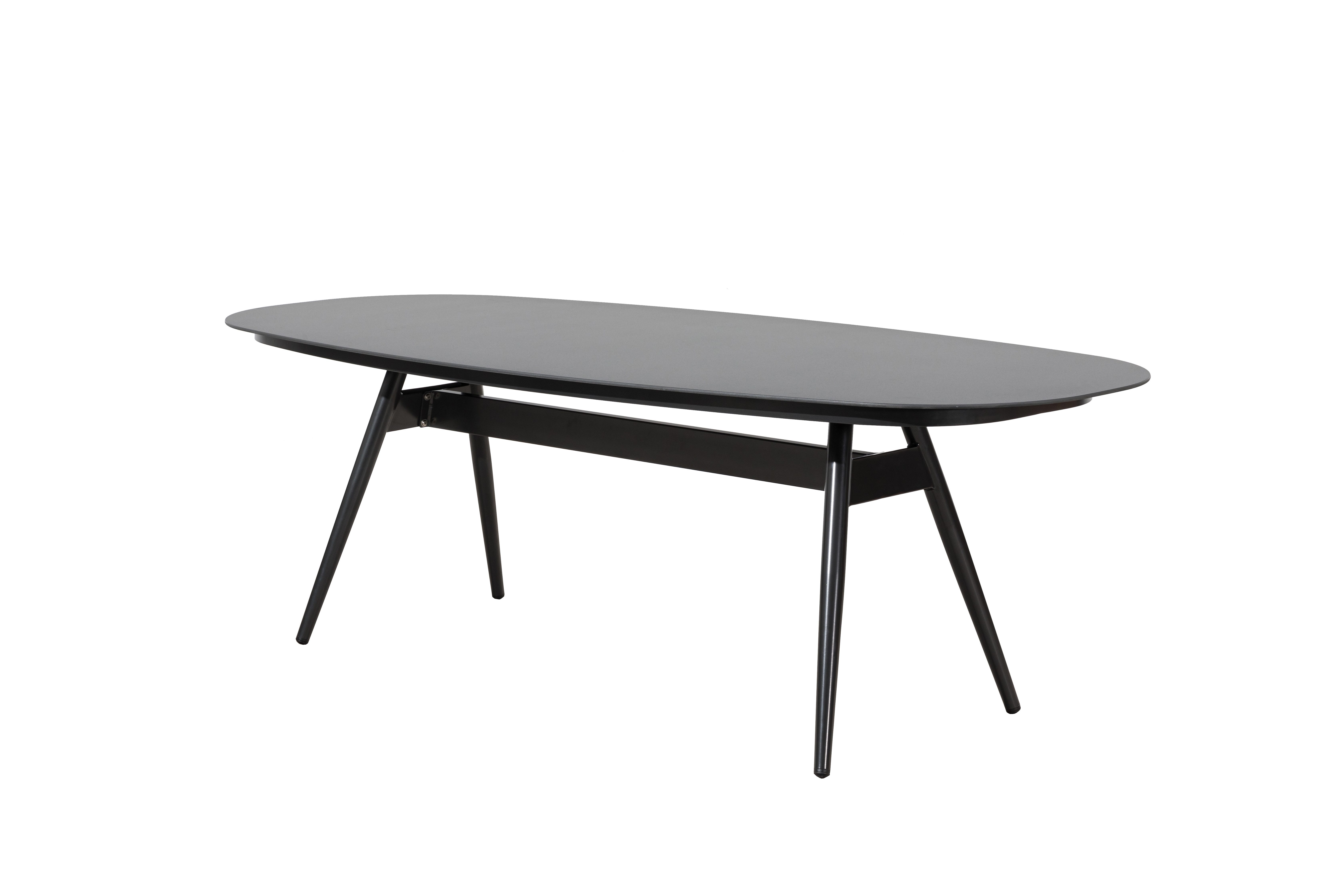 MANDALIKA Garden Gartentisch Design Highlight - Ovaler Aluminium Dining Tisch Puro 230x107cm