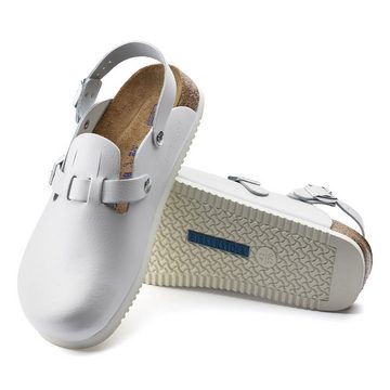 Birkenstock Clog Kay Superlauf, Naturleder, weiß Clog