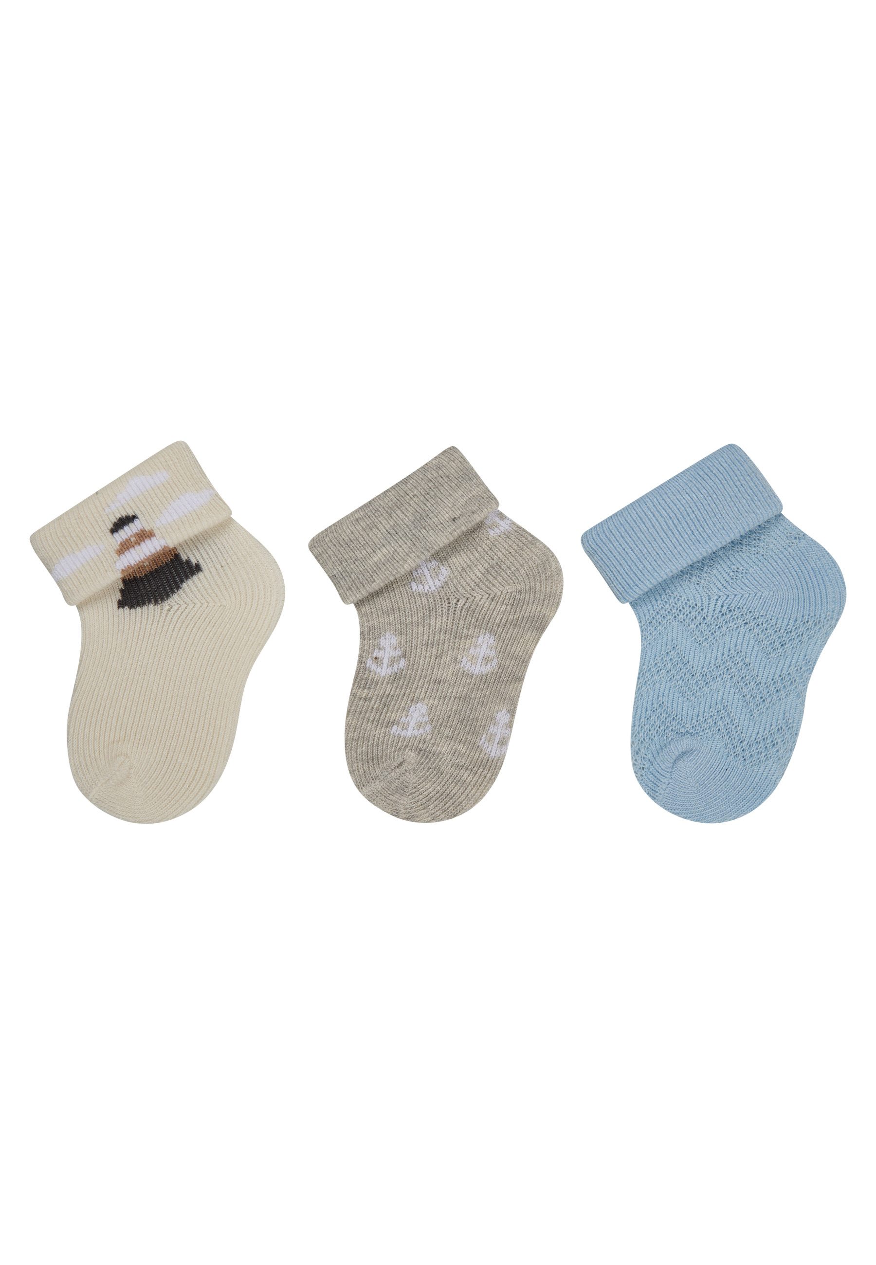Steiff Socken 2er-Pack Calze, Blu (Surf in The Web 6002), 40 (Taglia