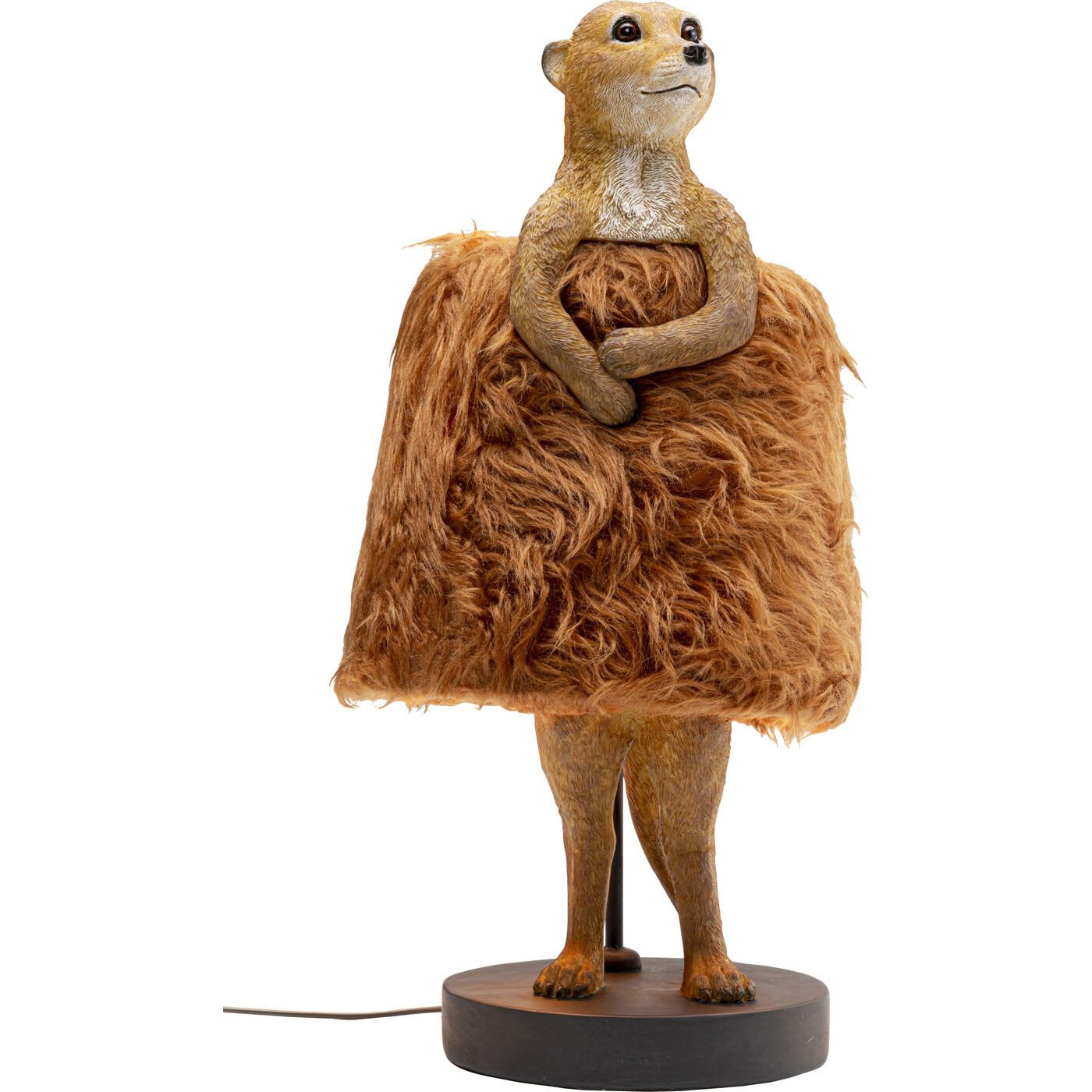 Kare Design Tischleuchte Animal Meerkat Fur, ohne Leuchtmittel