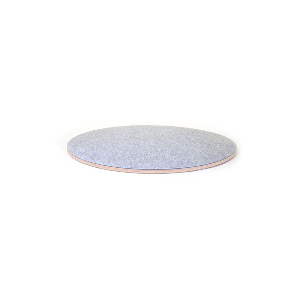 Wobbel - 360 transparent, Board Wobbel hellgrau Balanceboard lackiert