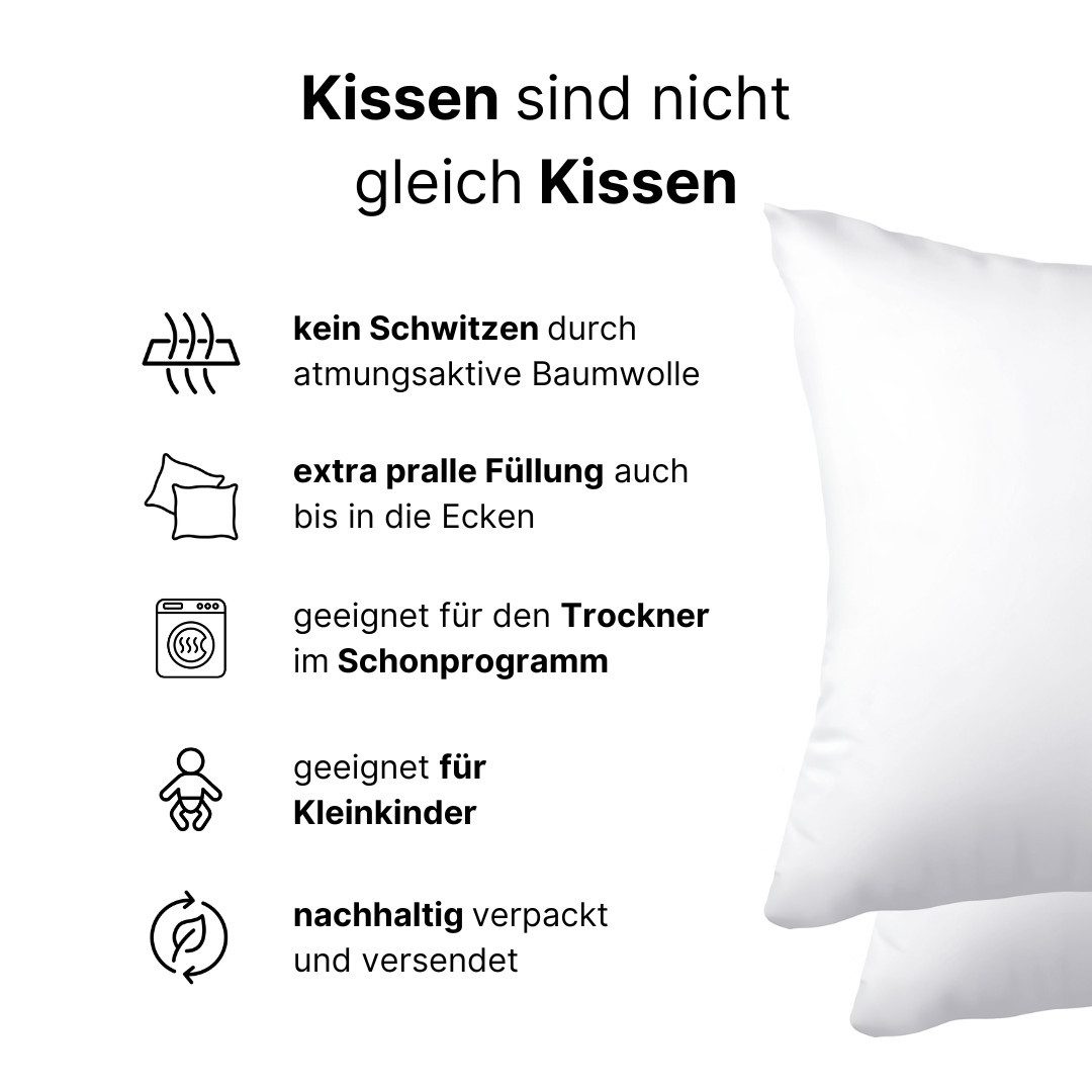 LIVINA HOME Dekokissen Premium Dekokissen, Sofakissen, Couchkissen, Made in Germany, Dekokissen 40x40, 30x50, 45x45, 50x50, 60x60, Made in Germany – Bild 4 von 4