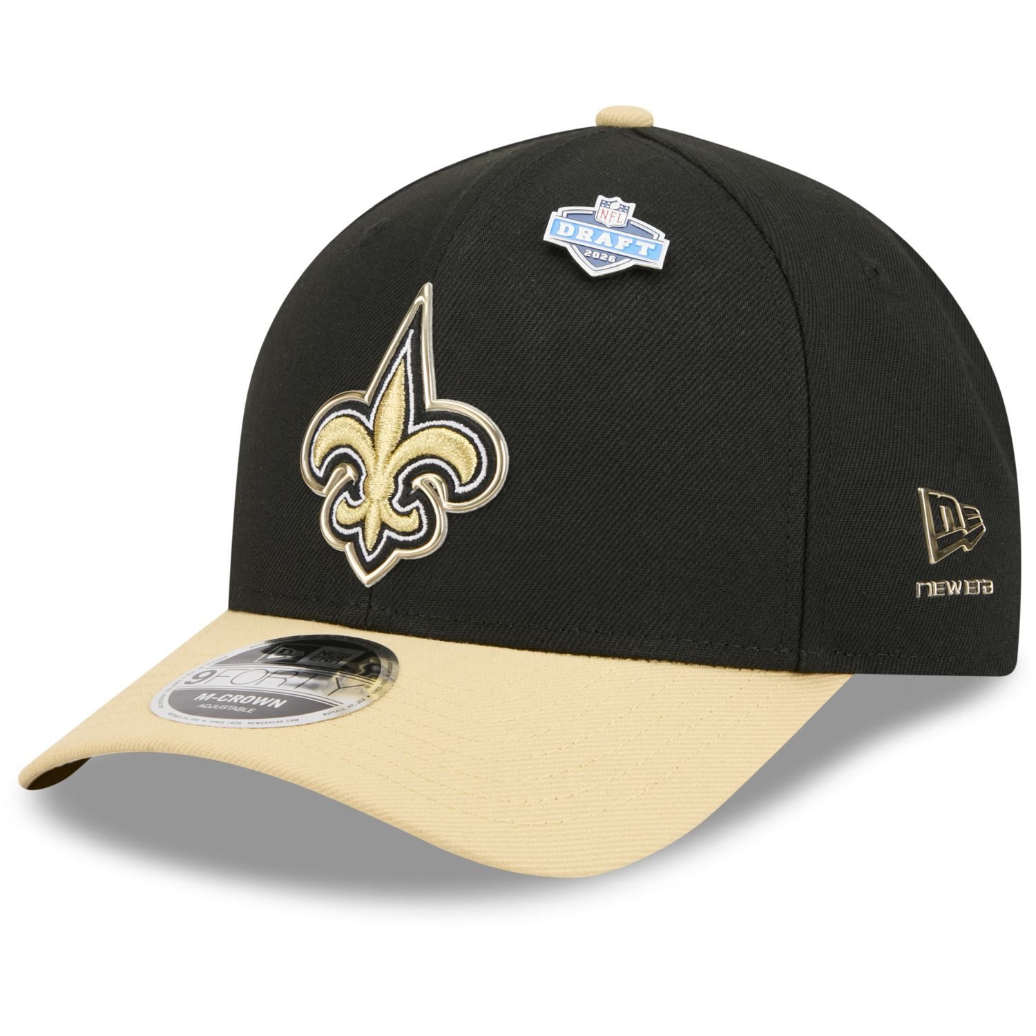 Snapback Cap 9Forty MCrown NFL 2026 DRAFT New Orleans Saints