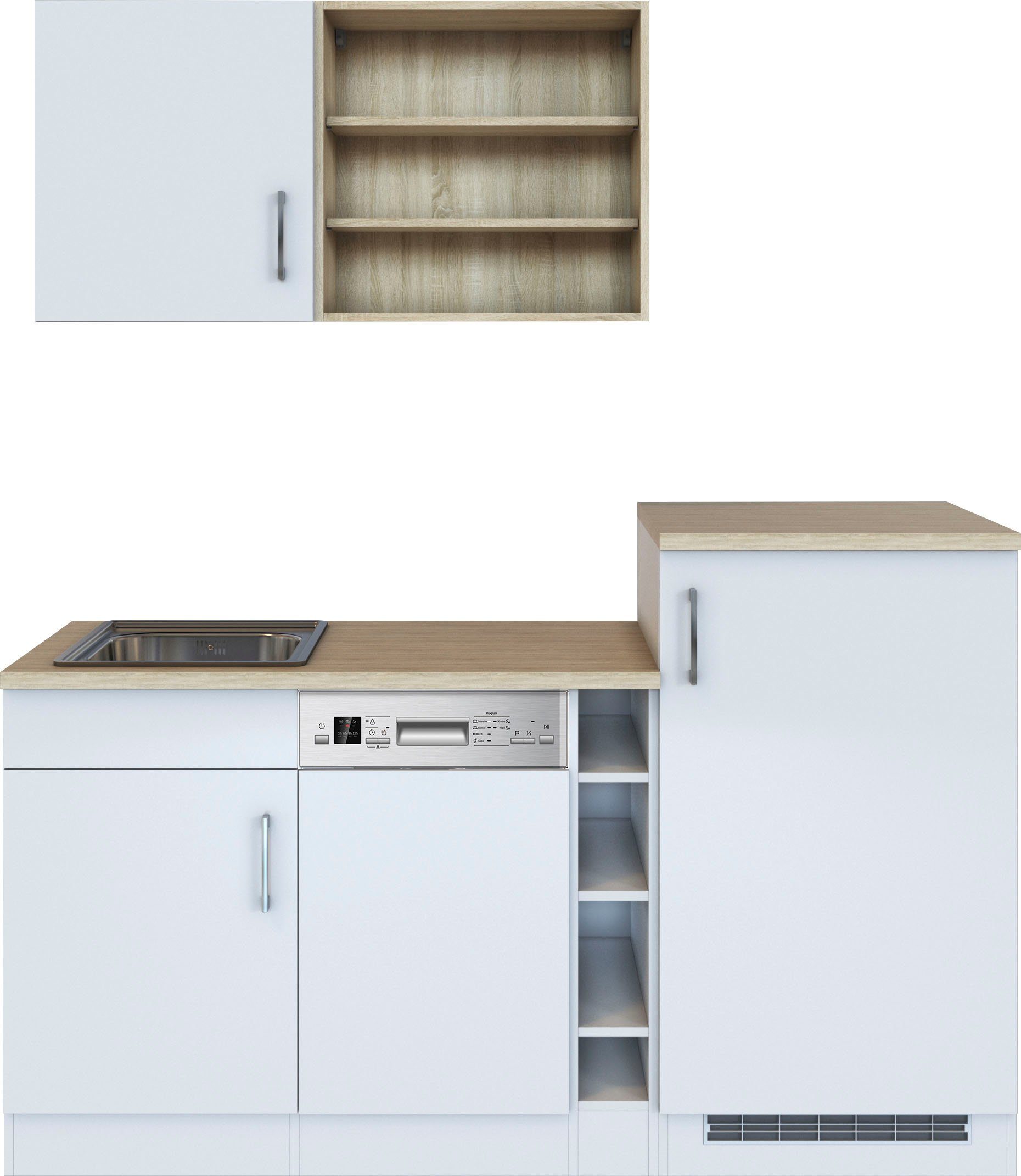 KOCHSTATION Küche KS-Mali, Breite 170 cm, mit E-Geräten