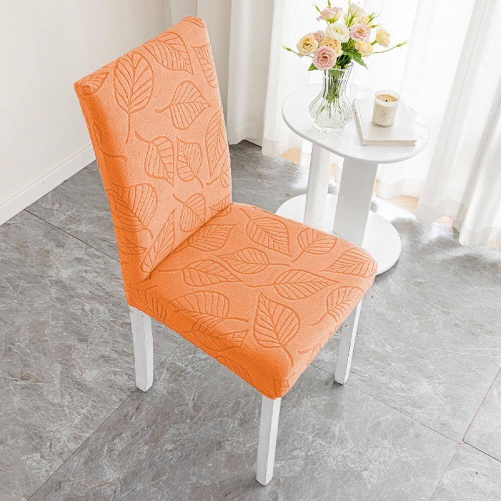 Zyronn Stuhlhusse Stretch Stuhlbezug mit Gummiband Abnehmbar, waschbar, Blumenmuster,Einheitsgröße,geeignet für Restaurants, Hotels und Küchen – Bild 2 von 5
