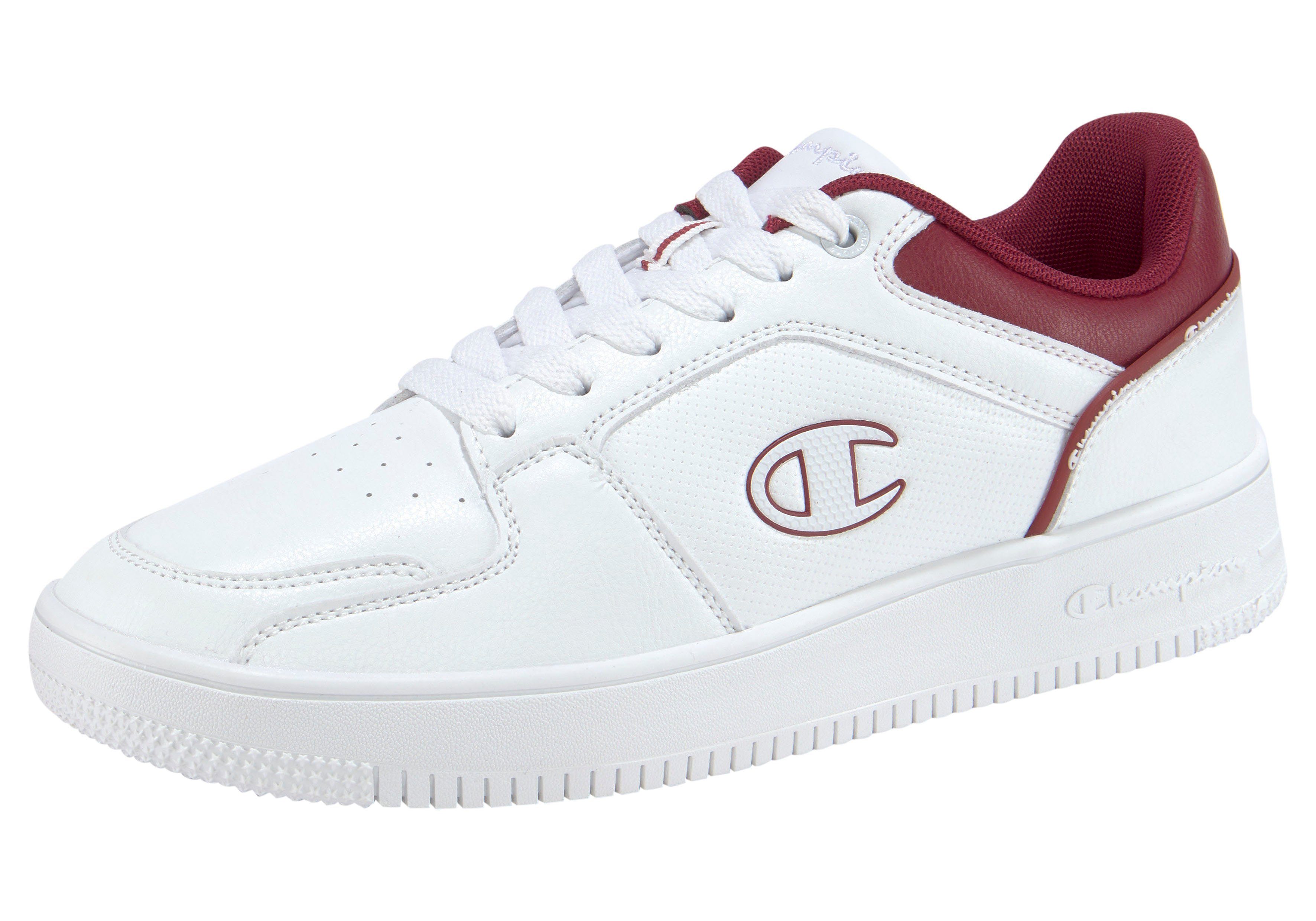 Champion REBOUND 2.0 LOW Sneaker weiß-rot