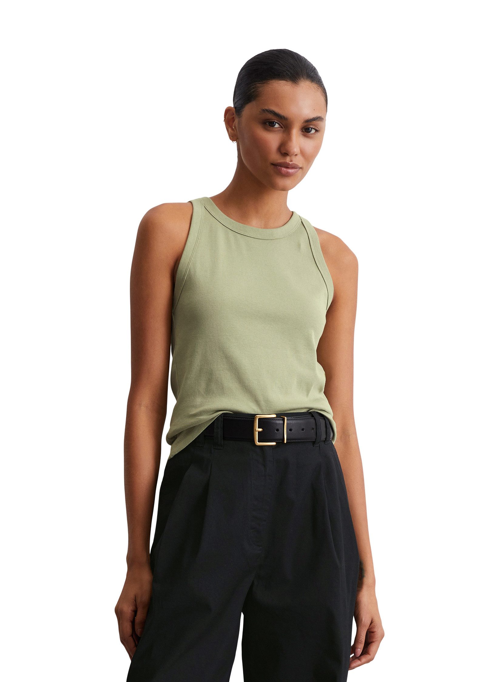 Marc O'Polo T-Shirt aus Organic-Cotton-Rib-Jersey