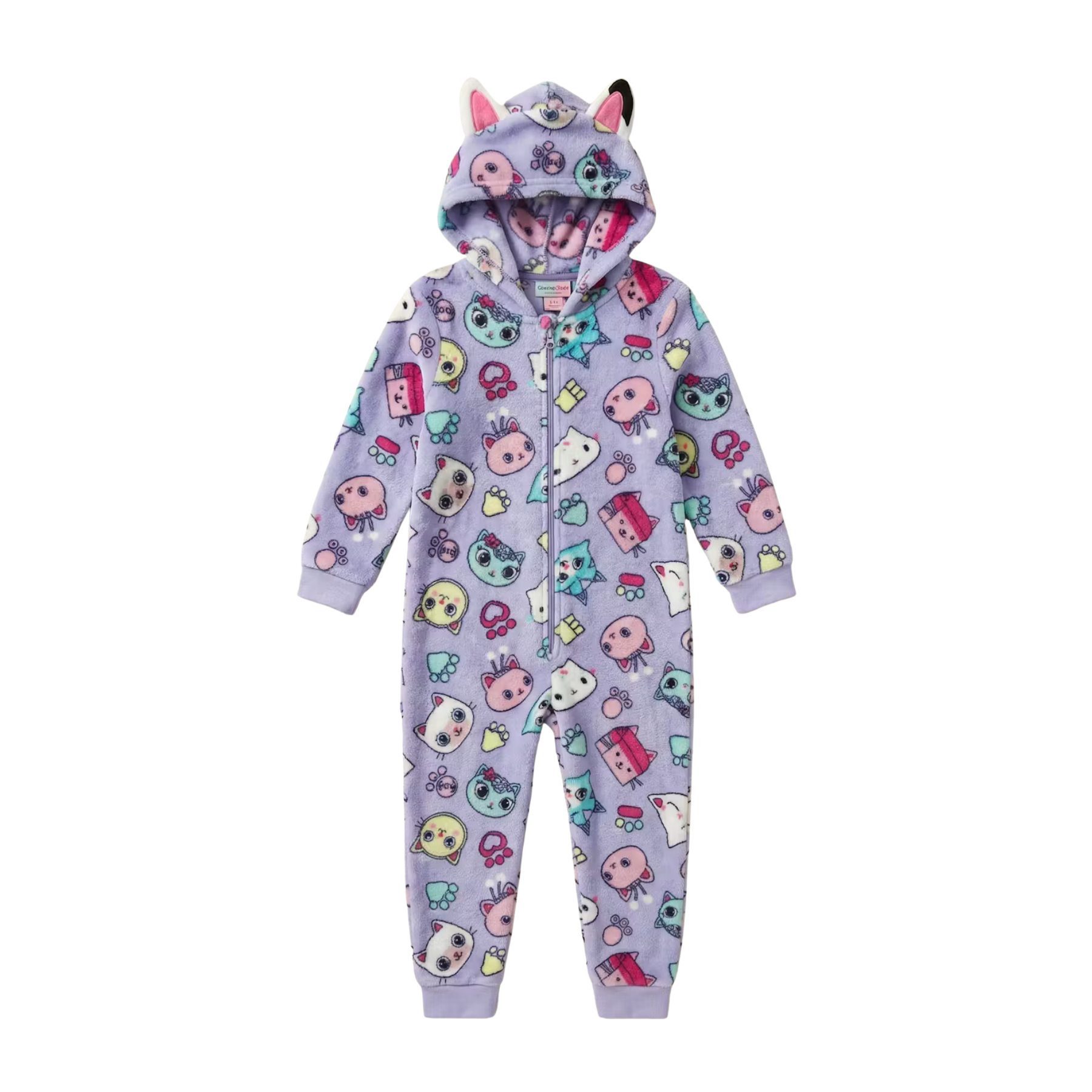 Gabby's Dollhouse Pyjama Kinder Overall Lila Pyjama Hausanzug