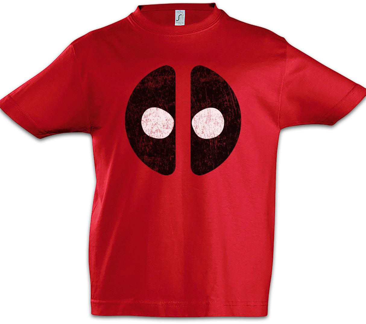 Print-Shirt Mutant Mask Kinder T-Shirt Symbol Superhero Comic Movie Logo Sign