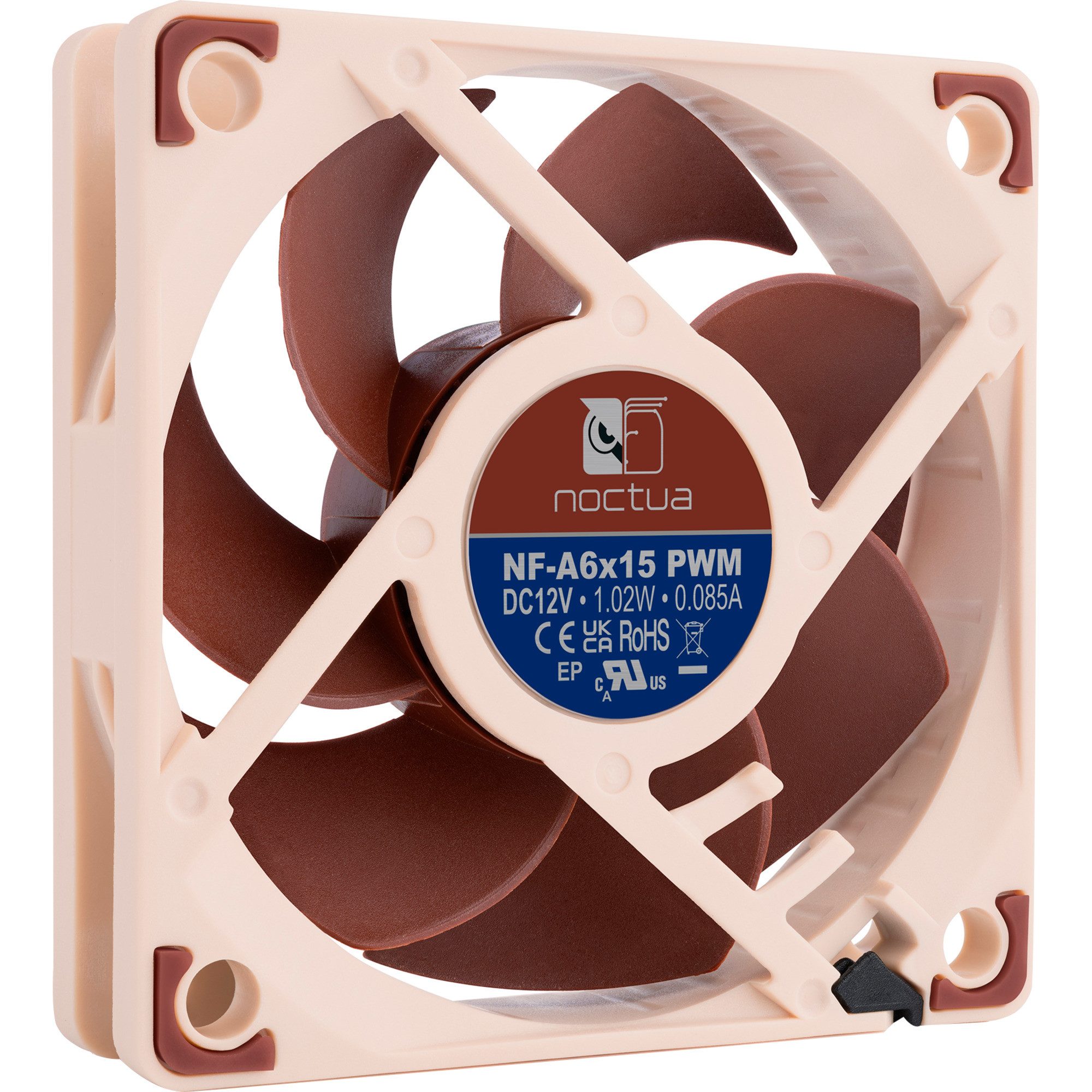 Noctua CPU Kühler Noctua NF-A6x15 PWM, Gehäuselüfter