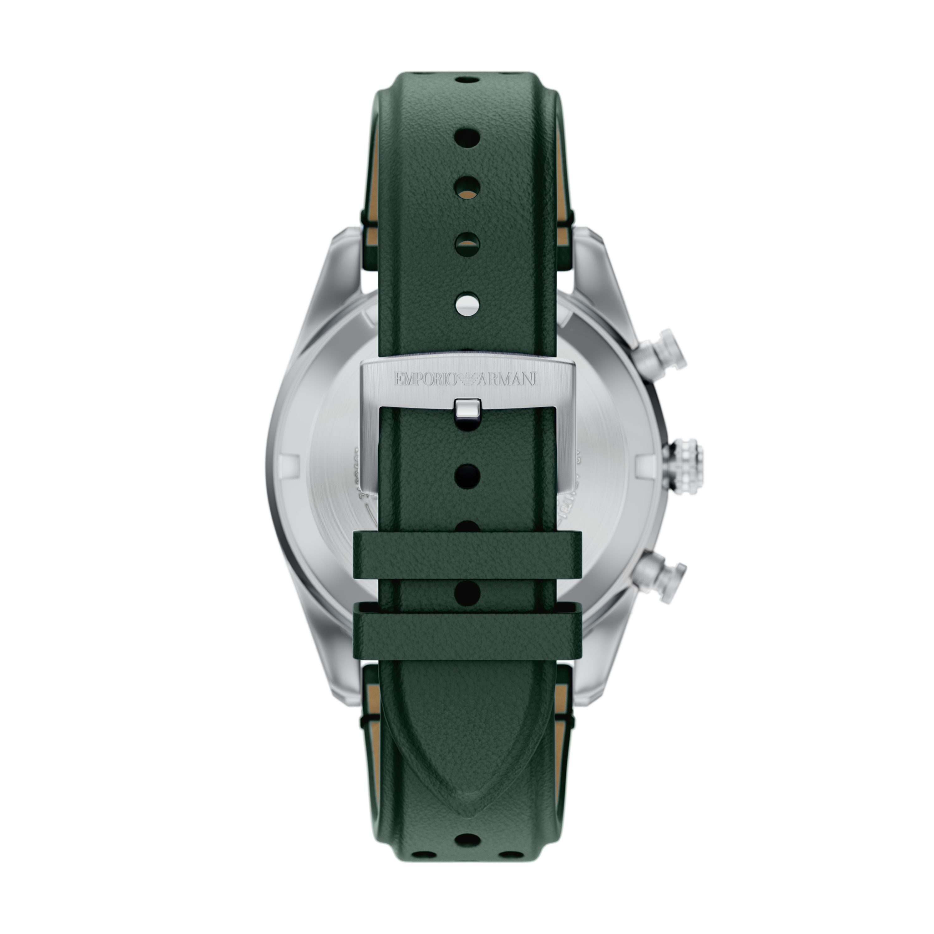 Emporio Armani Chronograph AR11782, Quarzuhr, Armbanduhr, Herrenuhr, Lederarmband, analog, Tag