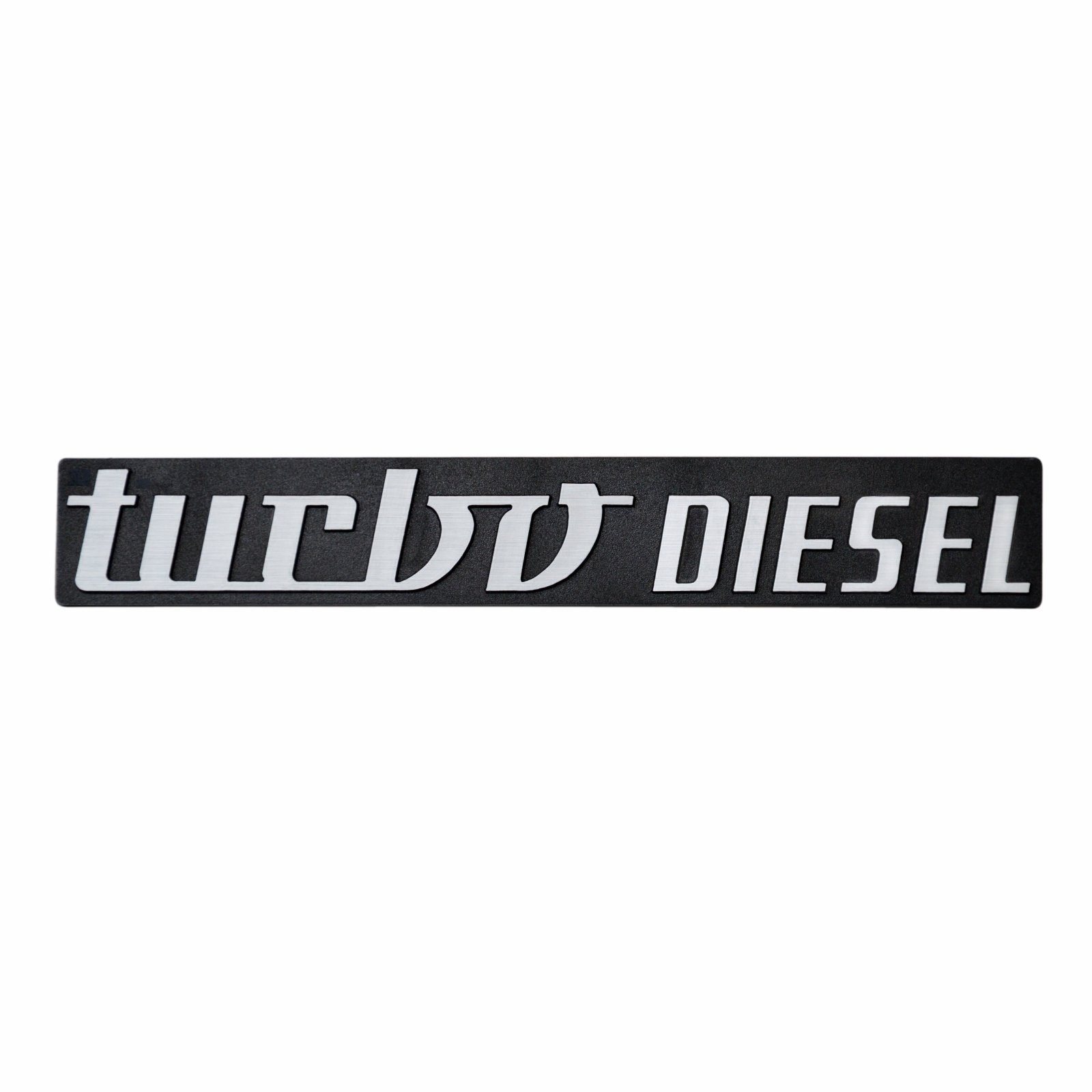 HR Autocomfort Typenschild Auto Relief Emblem turbo DIESEL Emblem 21 cm Schild selbstklebend
