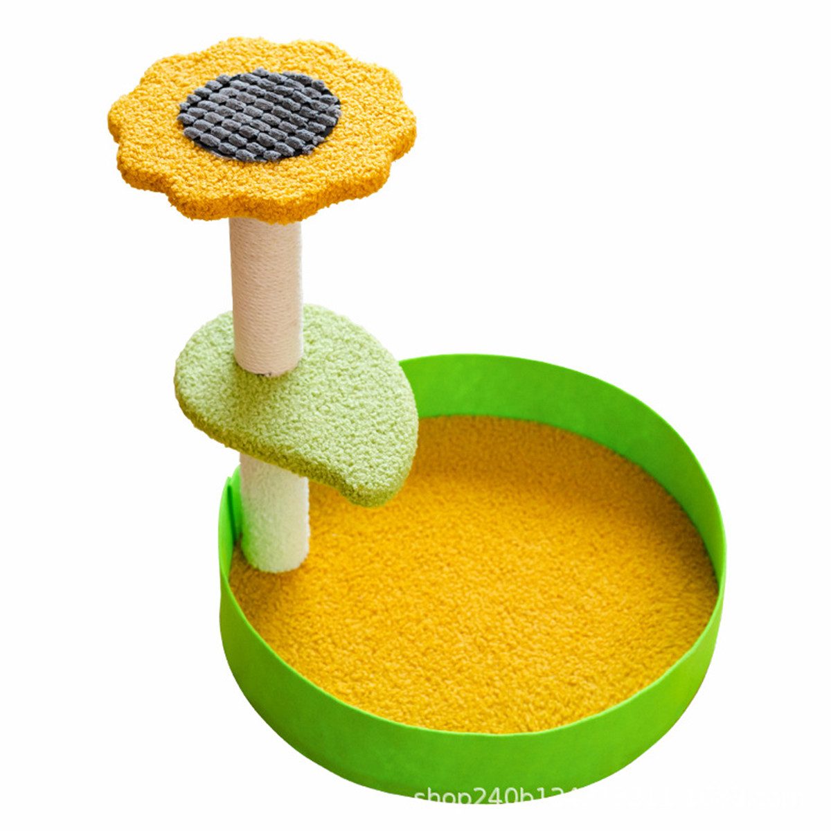 Bellaro Life Katzen-Kletterwand Platzsparender Wand-Katzenbaum mit Sisal-Kratzpfahl