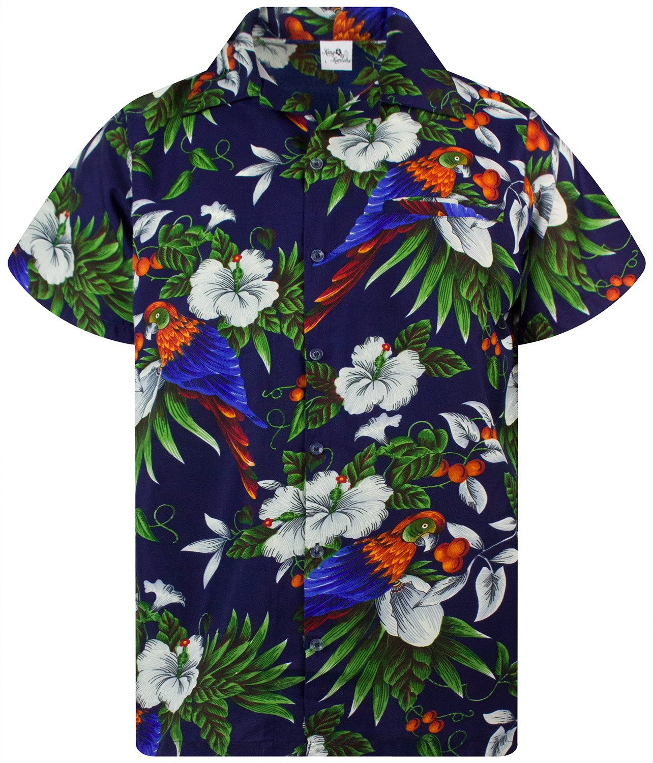 King Kameha Hawaiihemd Cherry Parrot Funky günstig online kaufen