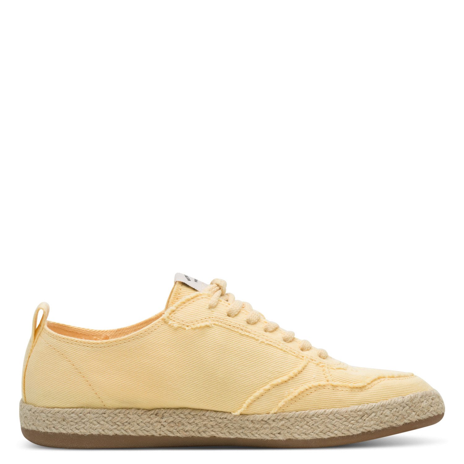 Tamaris Plateausneaker Freizeitschuh, Halbschuh, Schnürschuh mit Juterand